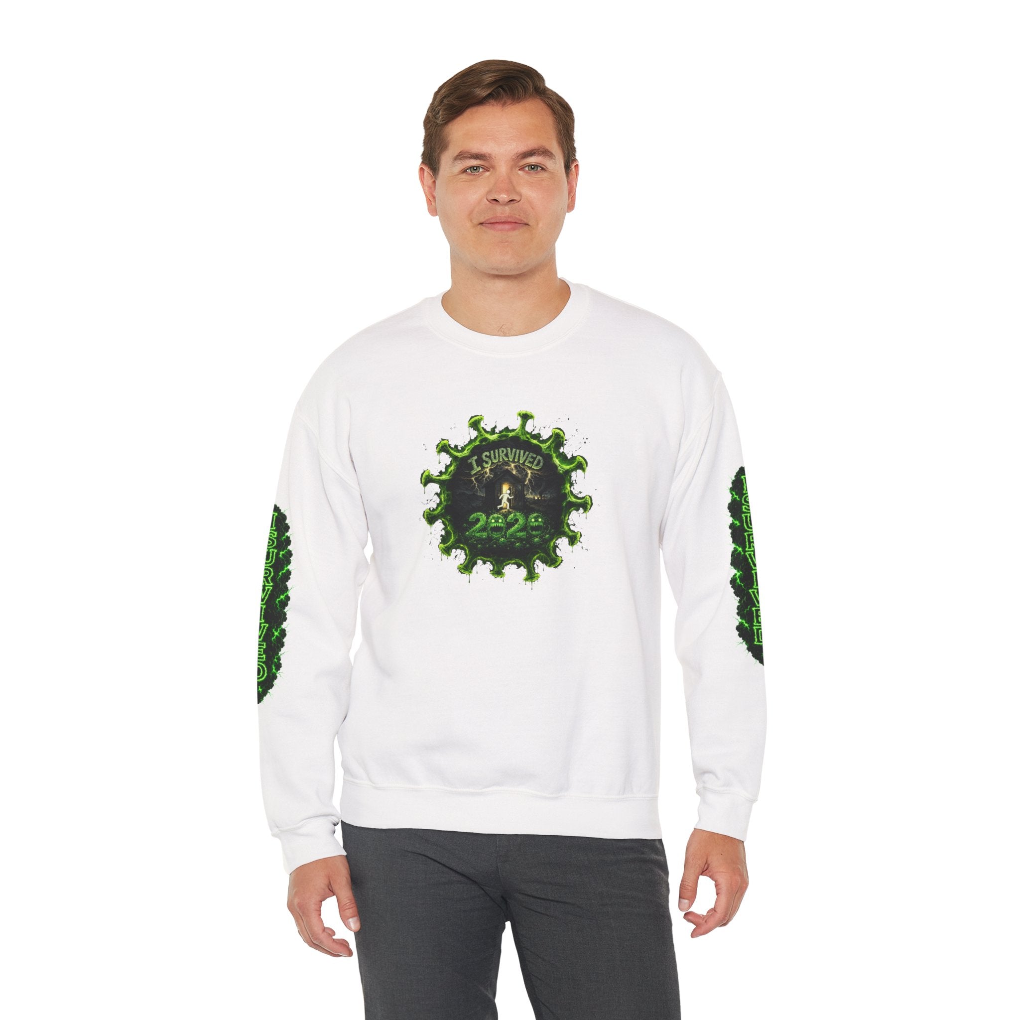 I Survived 2020 — PANDEMIC S1:E2: Director's Cut "The Coming of COVID" Unisex Heavy Blend™ Crewneck Sweatshirt