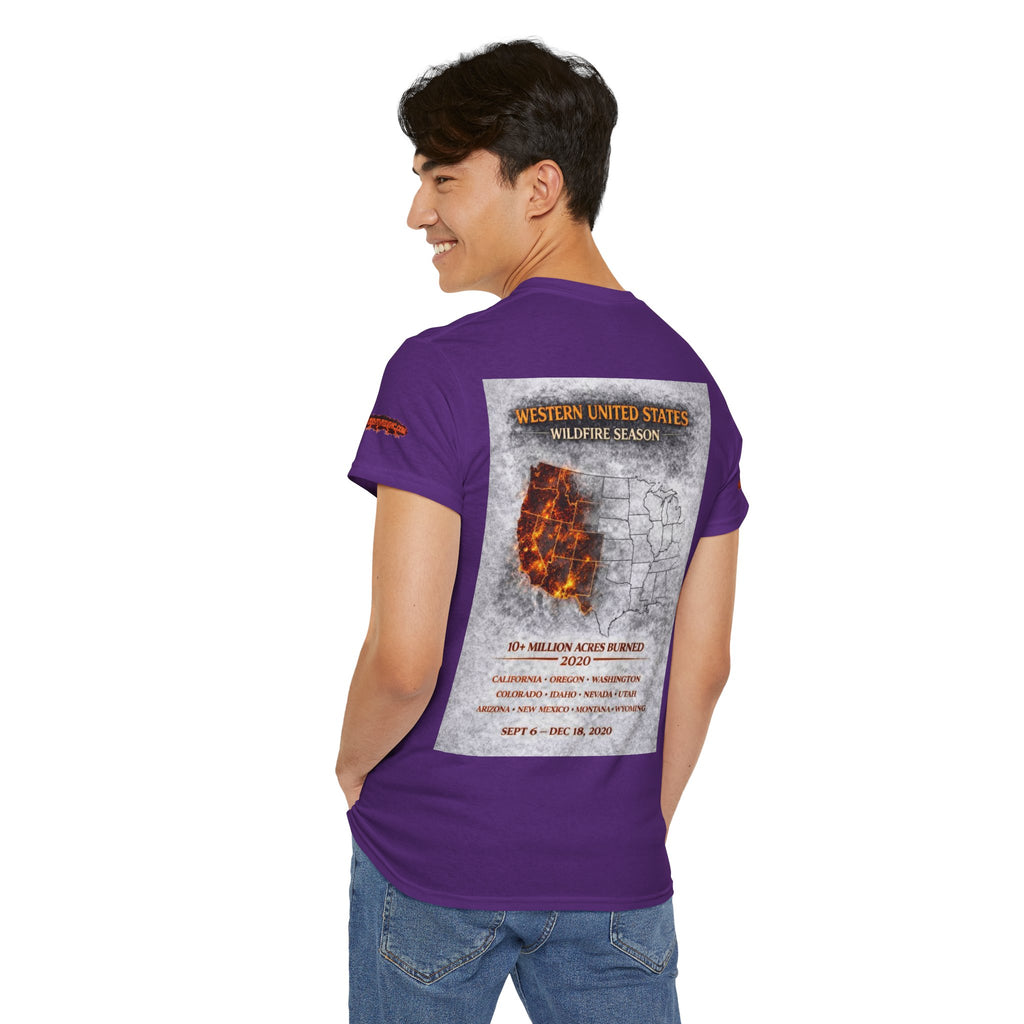 I Survived 2020 — S2:E4 "Western U.S. Wildfire Season" | Mid-Season Finale Pt. 1 | Wildfire Edition Memorial Unisex Heavy Cotton Tee (SPECIAL EDITION)