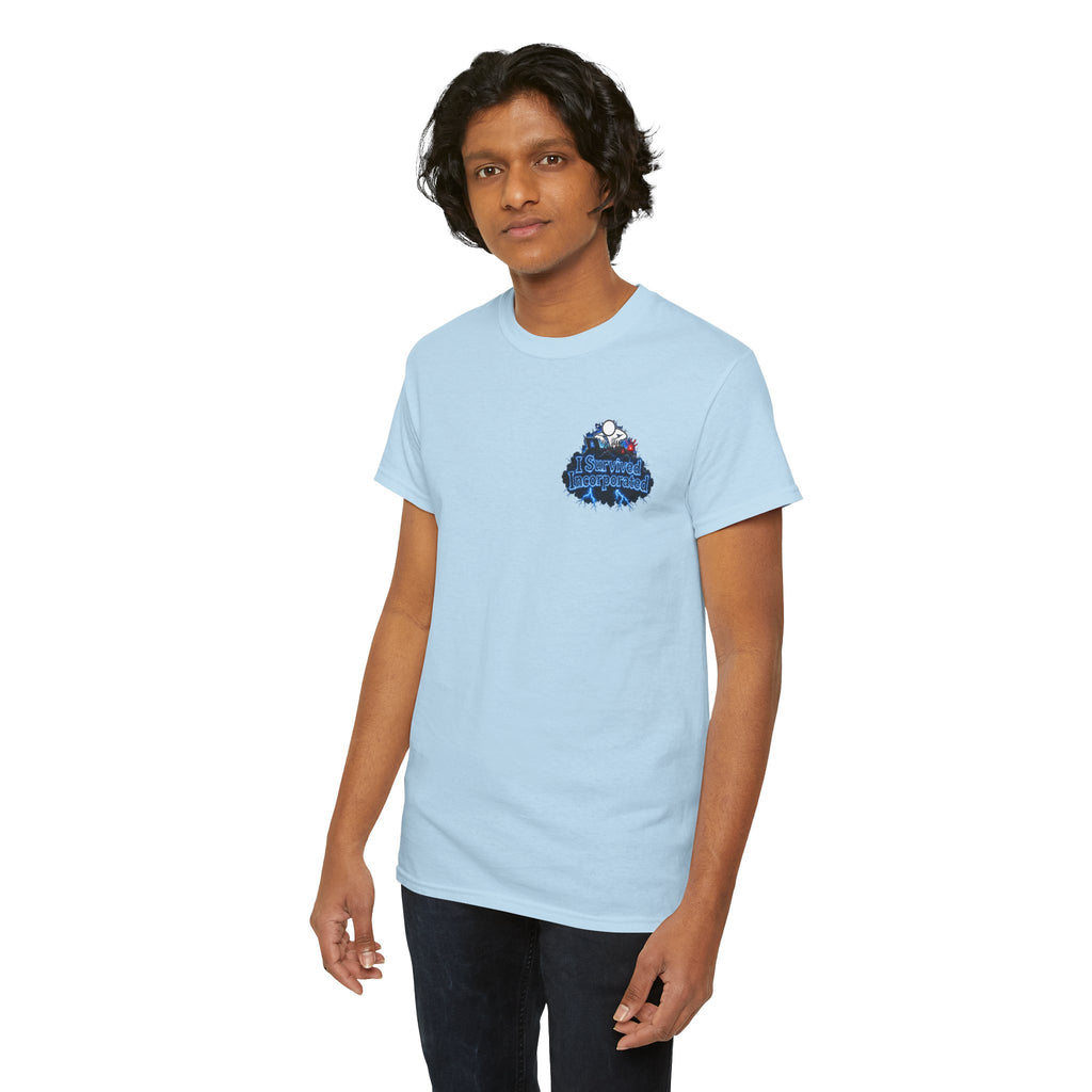 I Survived 2020 — "Please Stand By" Test Pattern Tee Lockdown Surveillance Edition Summer Exclusive Unisex Heavy Cotton Tee