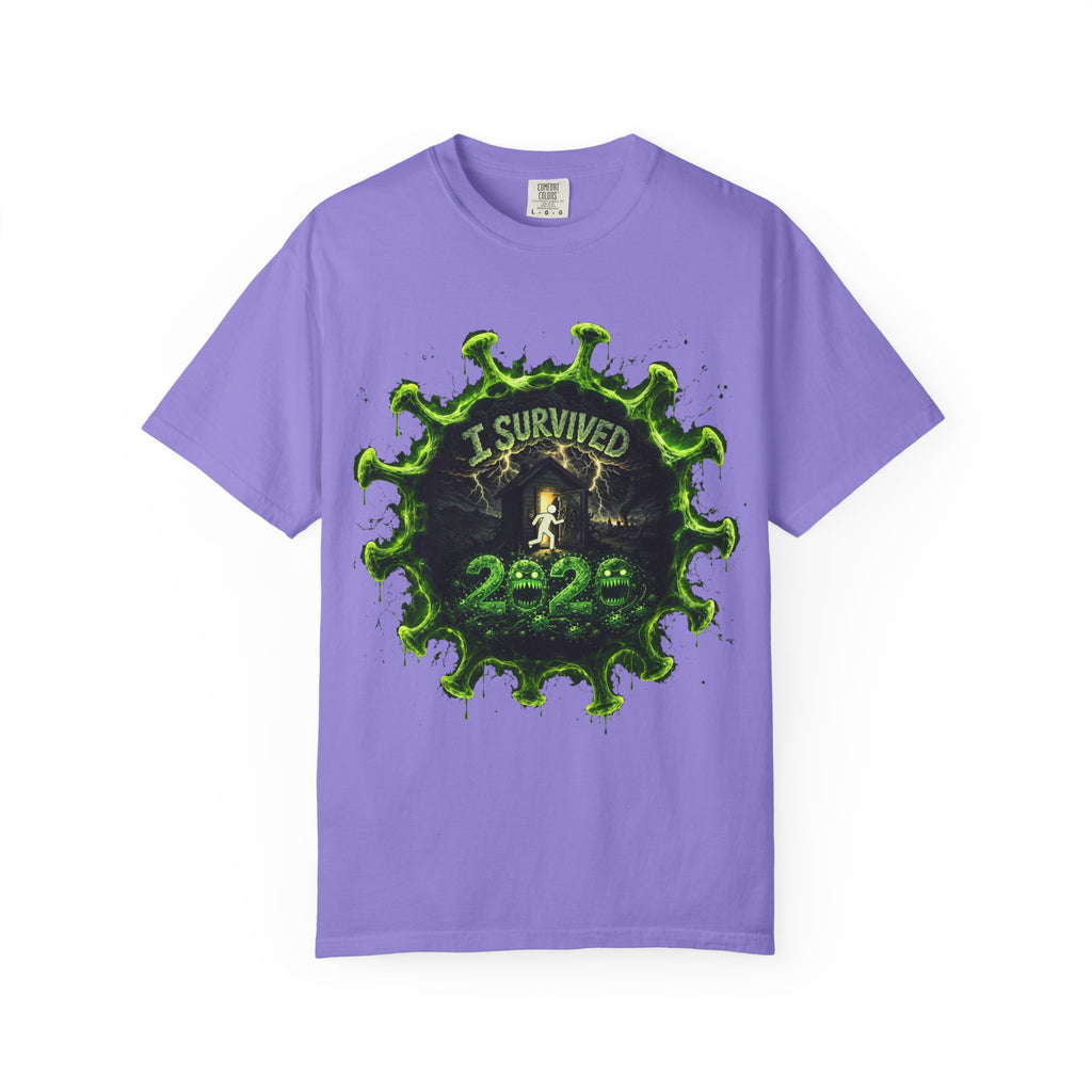I Survived 2020 — Director's Cut S1:E3 "The Jab!" | Pandemic Edition Unisex Garment-Dyed T-shirt