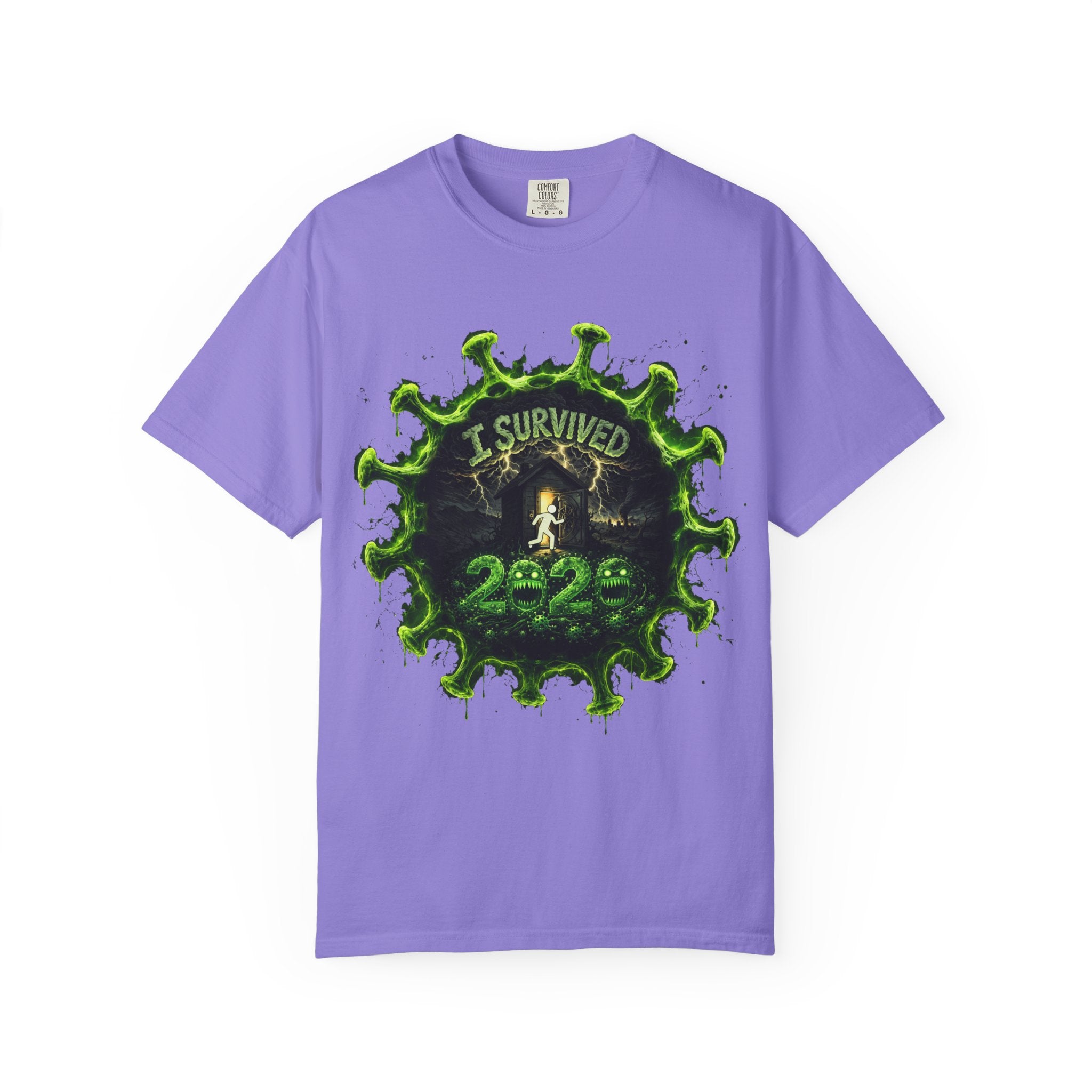 I Survived 2020 — Director's Cut S1:E3 "The Jab!" | Pandemic Edition Unisex Garment-Dyed T-shirt