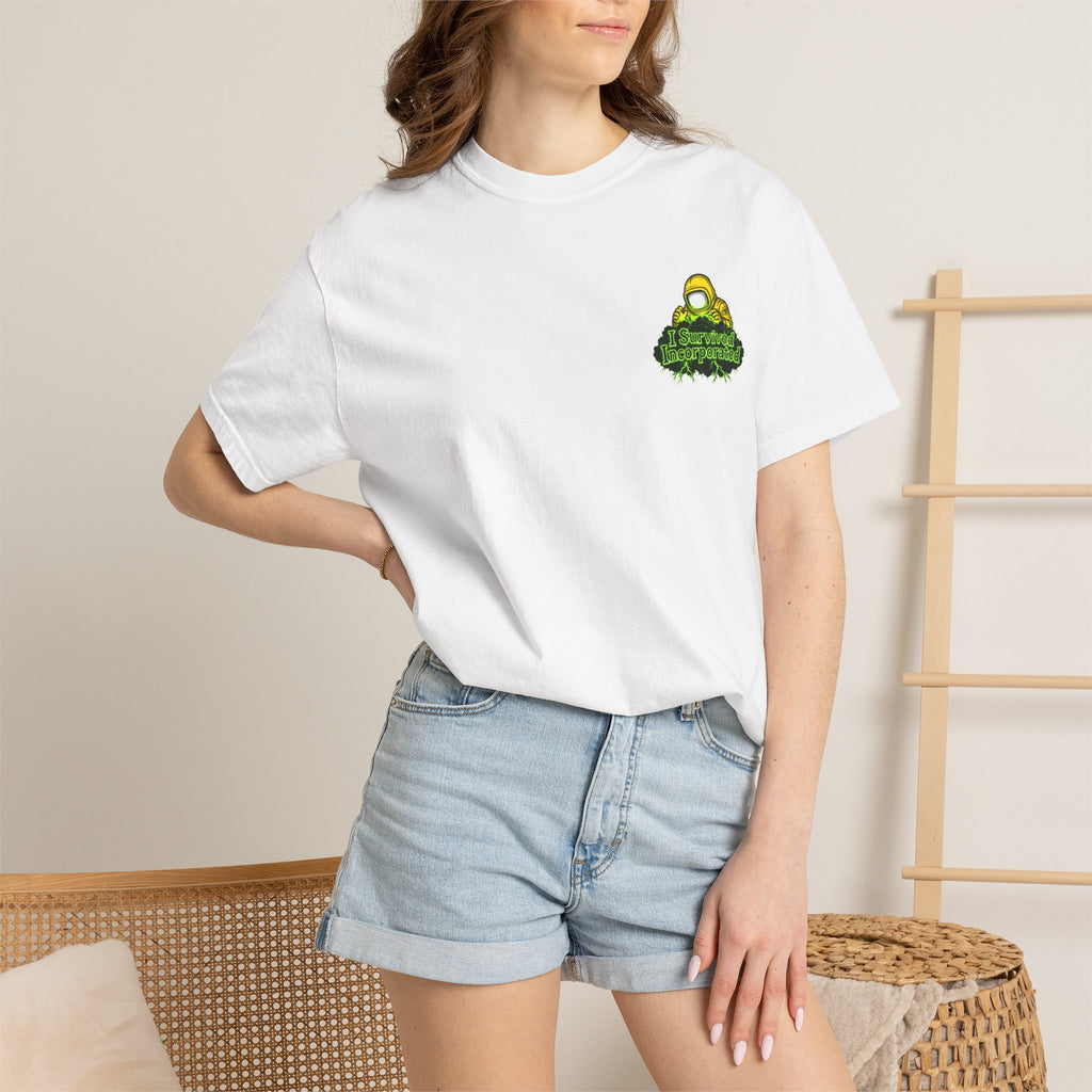 I Survived 2020 — "Please Stand By" Test Pattern Toxic Signal Tee Summer Premiere Unisex Garment-Dyed T-shirt