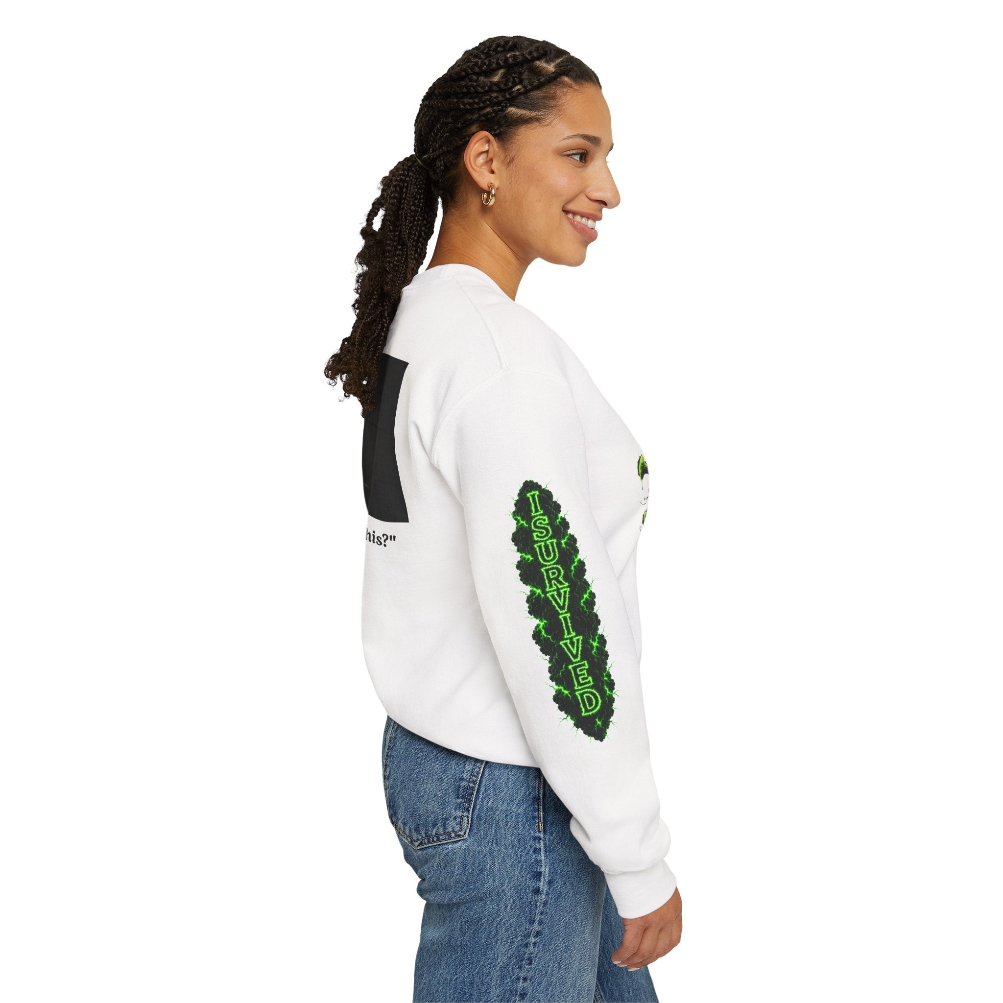 I Survived 2020 — Director's Cut S1:E3 "The Jab!" | Pandemic Edition Unisex Heavy Blend™ Crewneck Sweatshirt