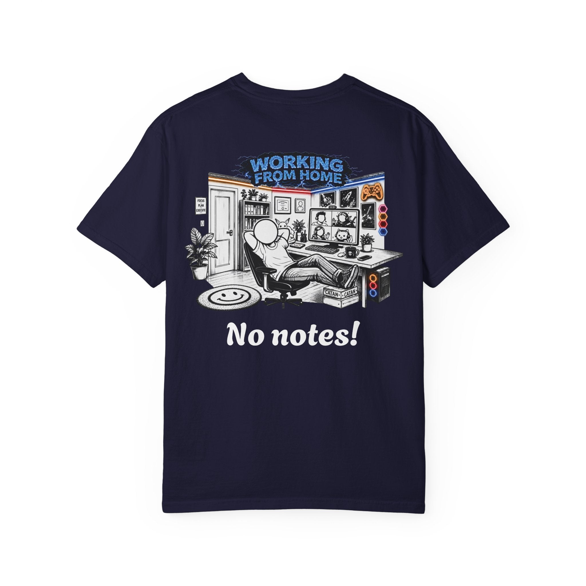 I Survived 2020 — LOCKDOWN S3:E4: "Working From Home" Unisex Garment-Dyed T-shirt