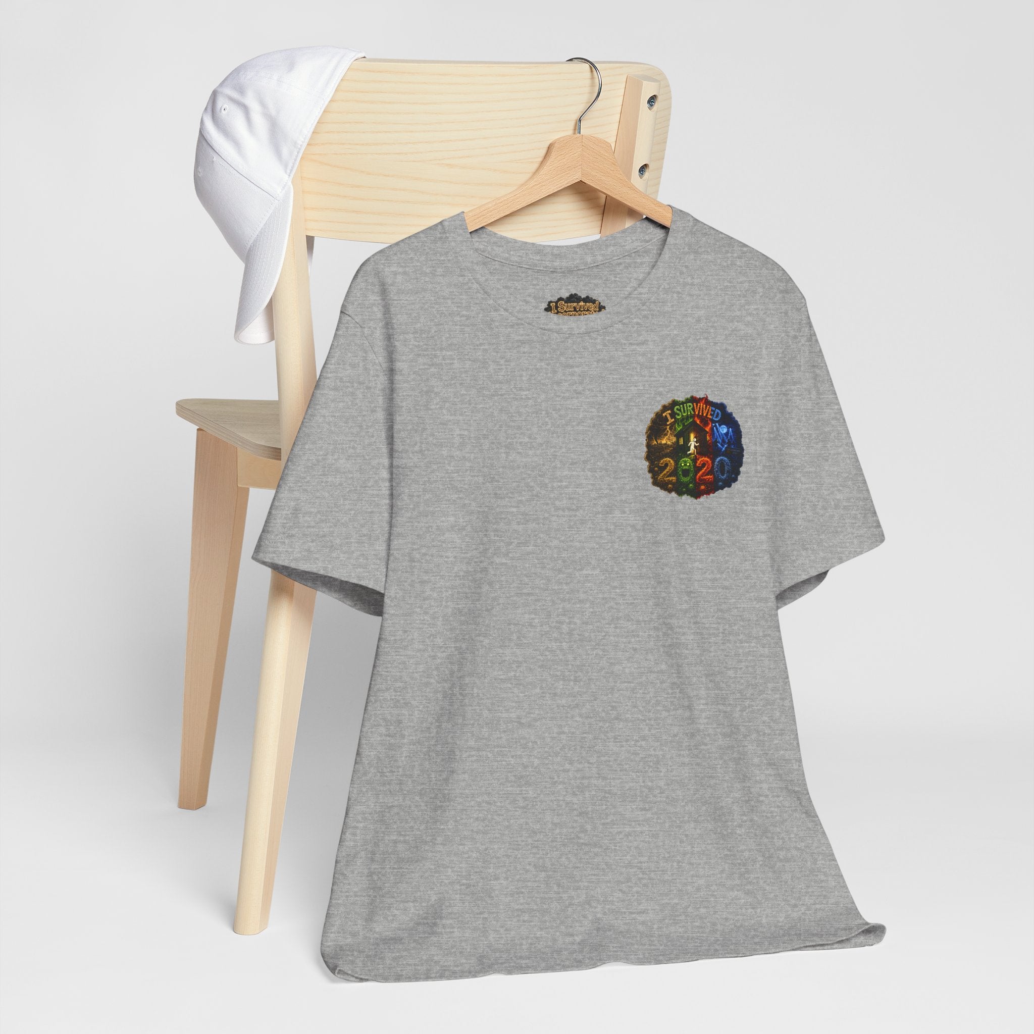 I Survived 2020 — "No Signal" Test Pattern Tee Alien Broadcast Finale Summer Premiere Unisex Jersey Short Sleeve Tee