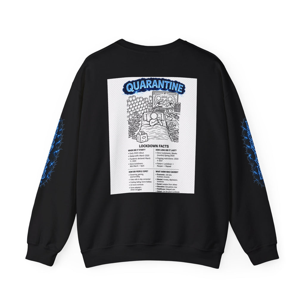 I Survived 2020 — Director's Cut S3:E1 "Quarantine" | Lockdown Edition Documentary Unisex Heavy Blend™ Crewneck Sweatshirt