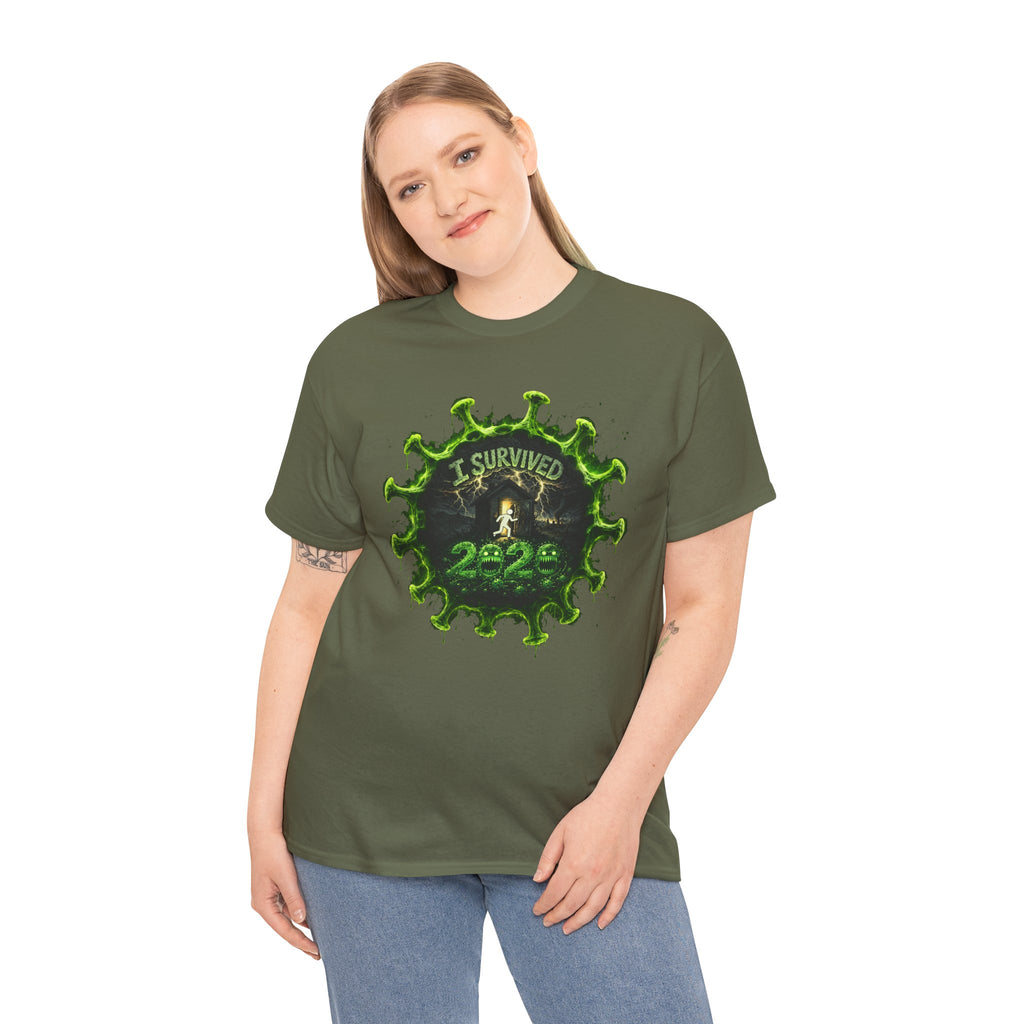 I Survived 2020 — Director's Cut S1:E3 "The Jab!" | Pandemic Edition Unisex Heavy Cotton Tee