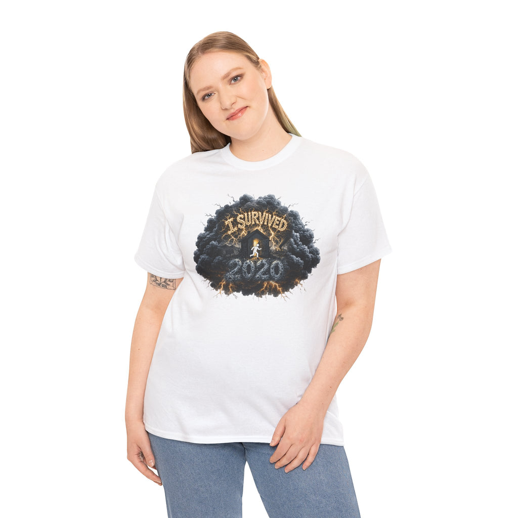I Survived 2020 — Director's Cut Original Design Teaser Tee | Season 1 Premiere Drop Unisex Heavy Cotton Tee
