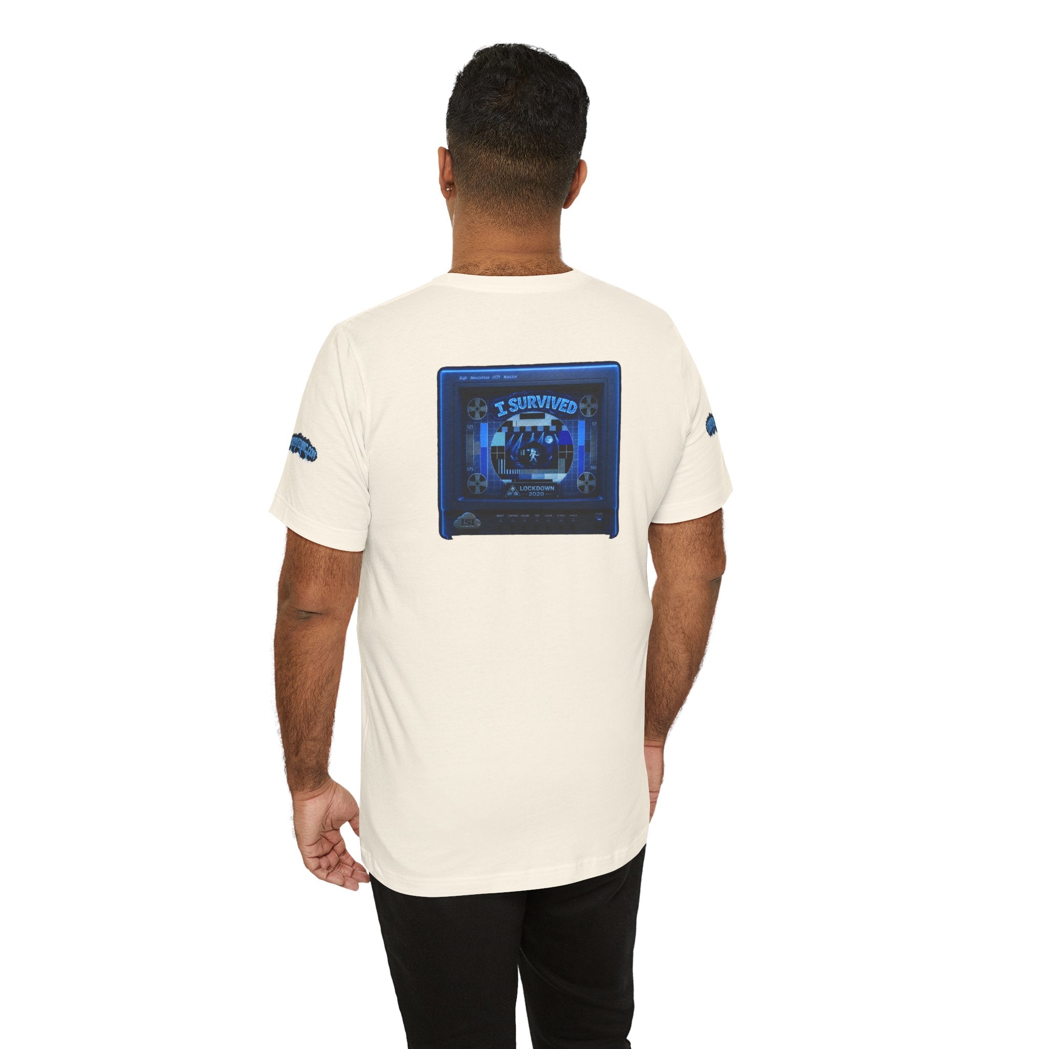 I Survived 2020 — "Please Stand By" Test Pattern Tee Lockdown Special Edition Summer Exclusive Unisex Jersey Short Sleeve Tee