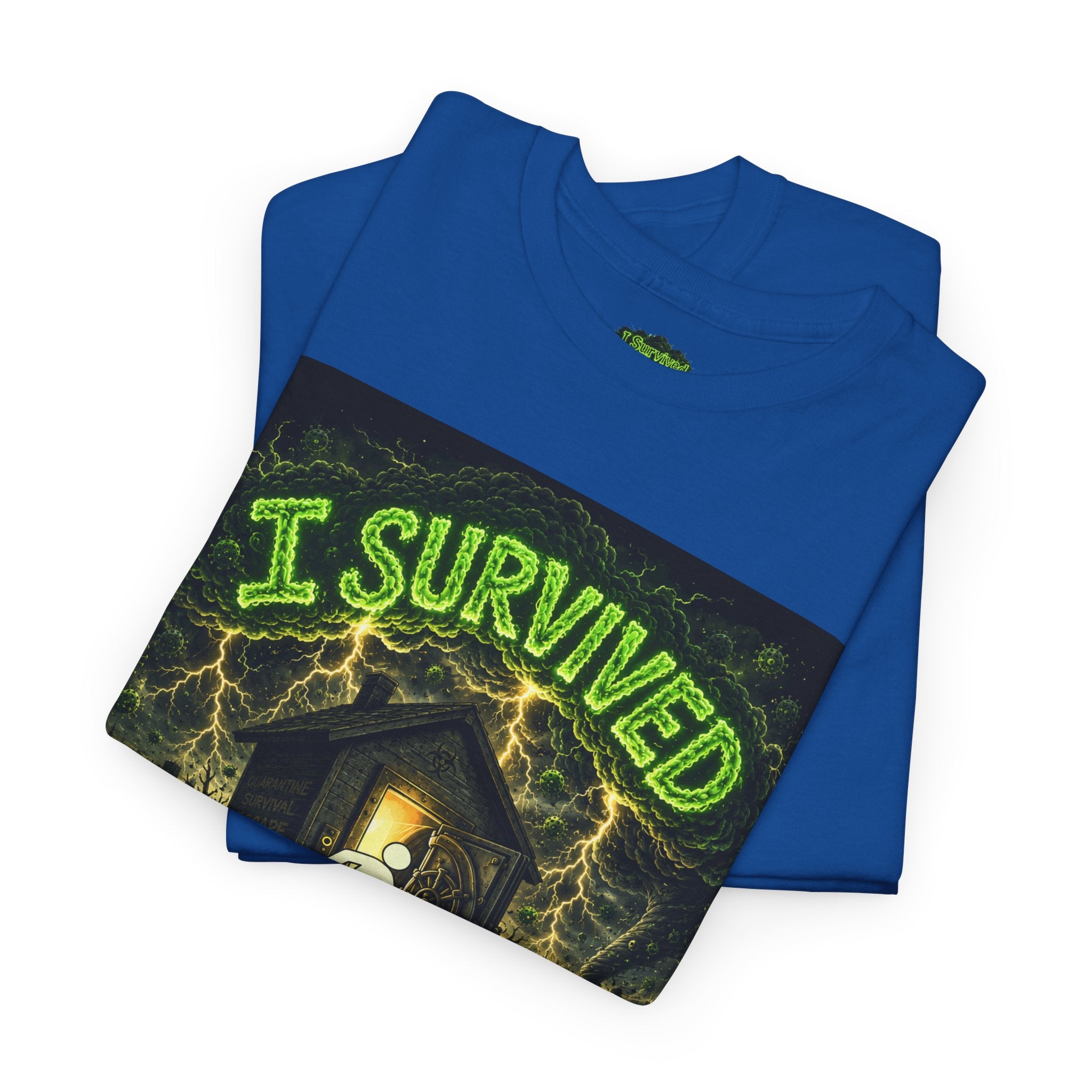 I Survived 2020 — S1:E2 "The Coming of COVID" | Pandemic Edition Unisex Heavy Cotton Tee