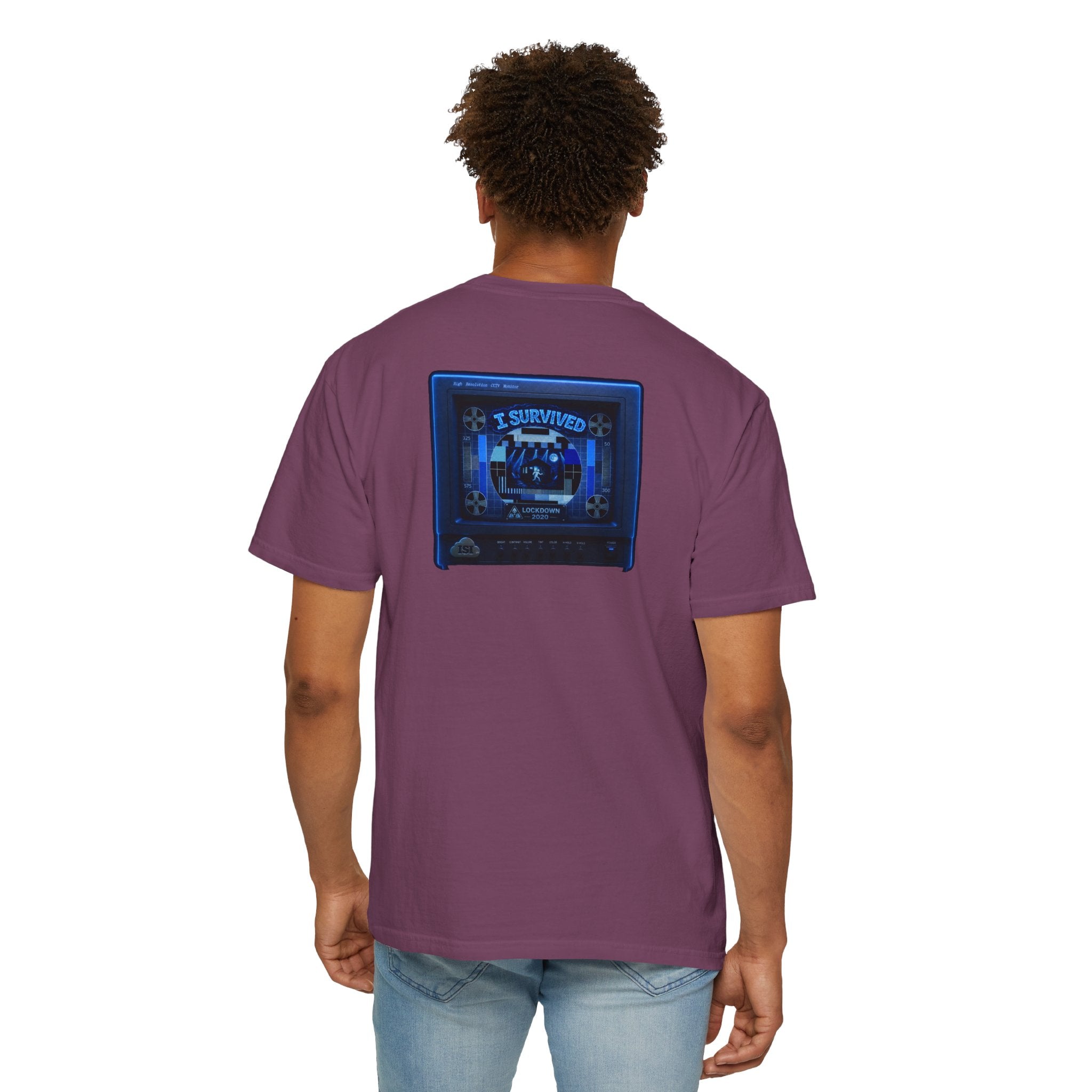 I Survived 2020 — "Please Stand By" Test Pattern Tee Lockdown Special Edition Summer Exclusive Unisex Garment-Dyed T-shirt