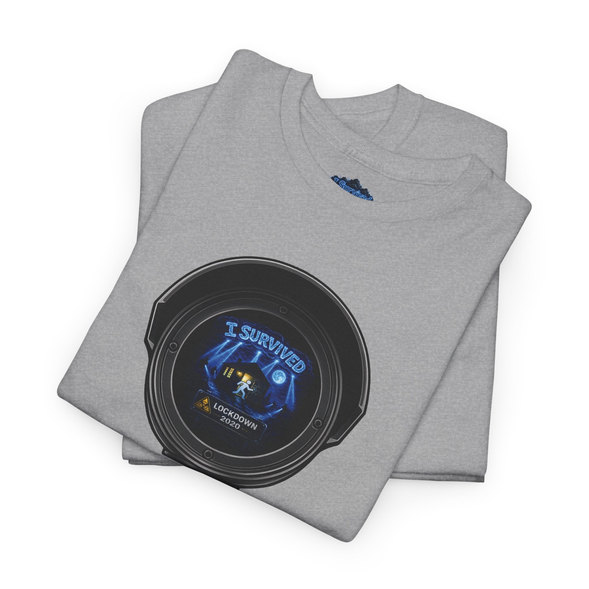 I Survived 2020 — LOCKDOWN S3:E1: Director's Cut "Quarantine" Unisex Heavy Cotton Tee