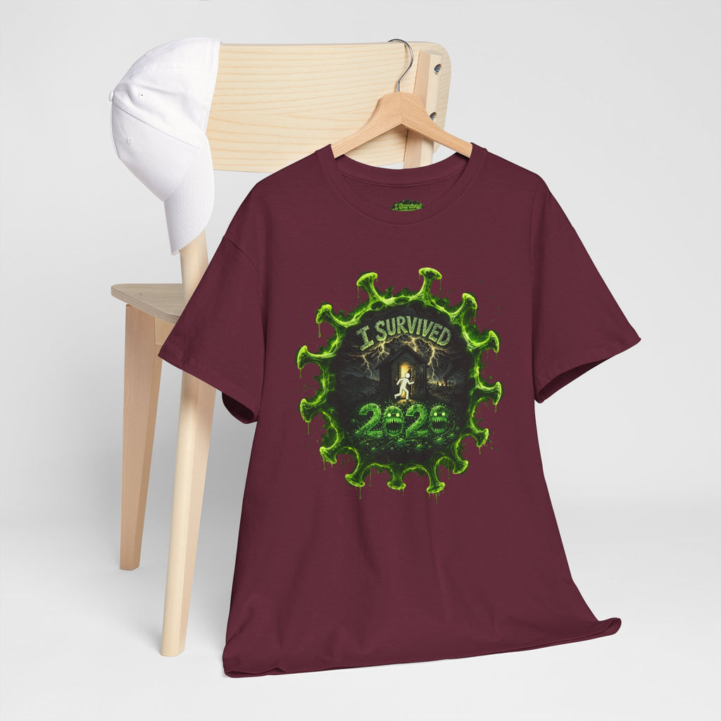 I Survived 2020 — Director's Cut S1:E2 "The Coming of COVID" | Pandemic Edition Unisex Heavy Cotton Tee