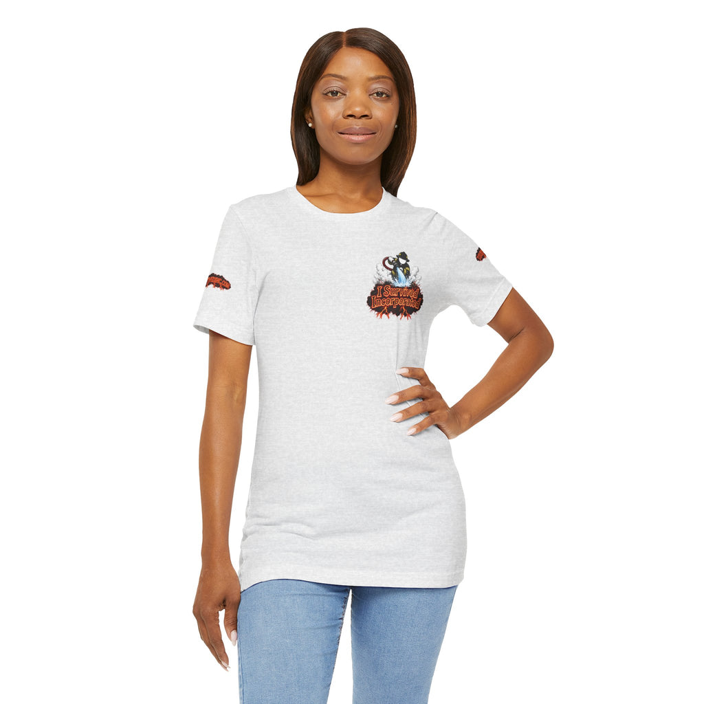 I Survived 2020 — "Please Stand By" Test Pattern Tee Wildfire Signal Special Edition Summer Premiere Unisex Jersey Short Sleeve Tee