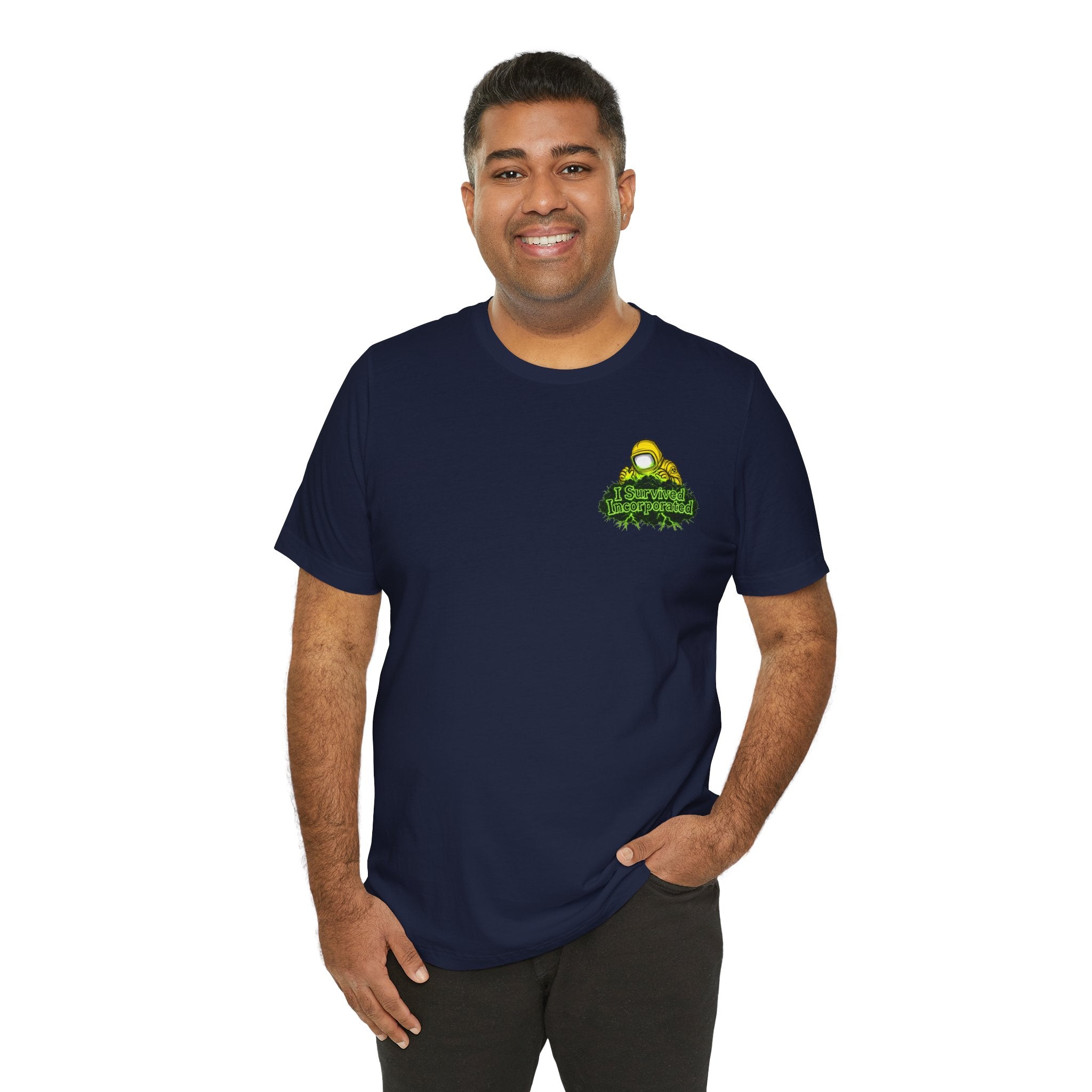 I Survived 2020 — "Please Stand By" Test Pattern Toxic Signal Tee Summer Premiere Unisex Jersey Short Sleeve Tee