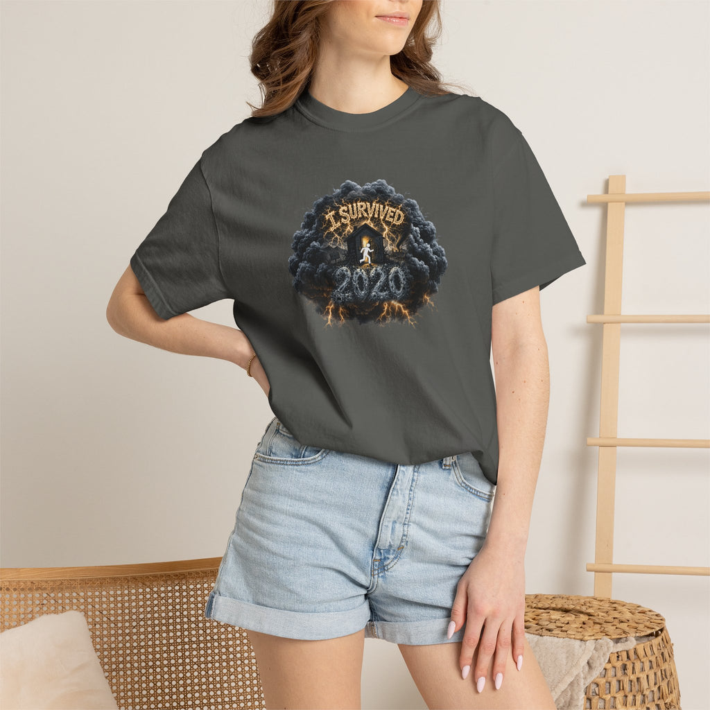 I Survived 2020 — Original PILOT Design: Director's Cut Unisex Garment-Dyed T-shirt