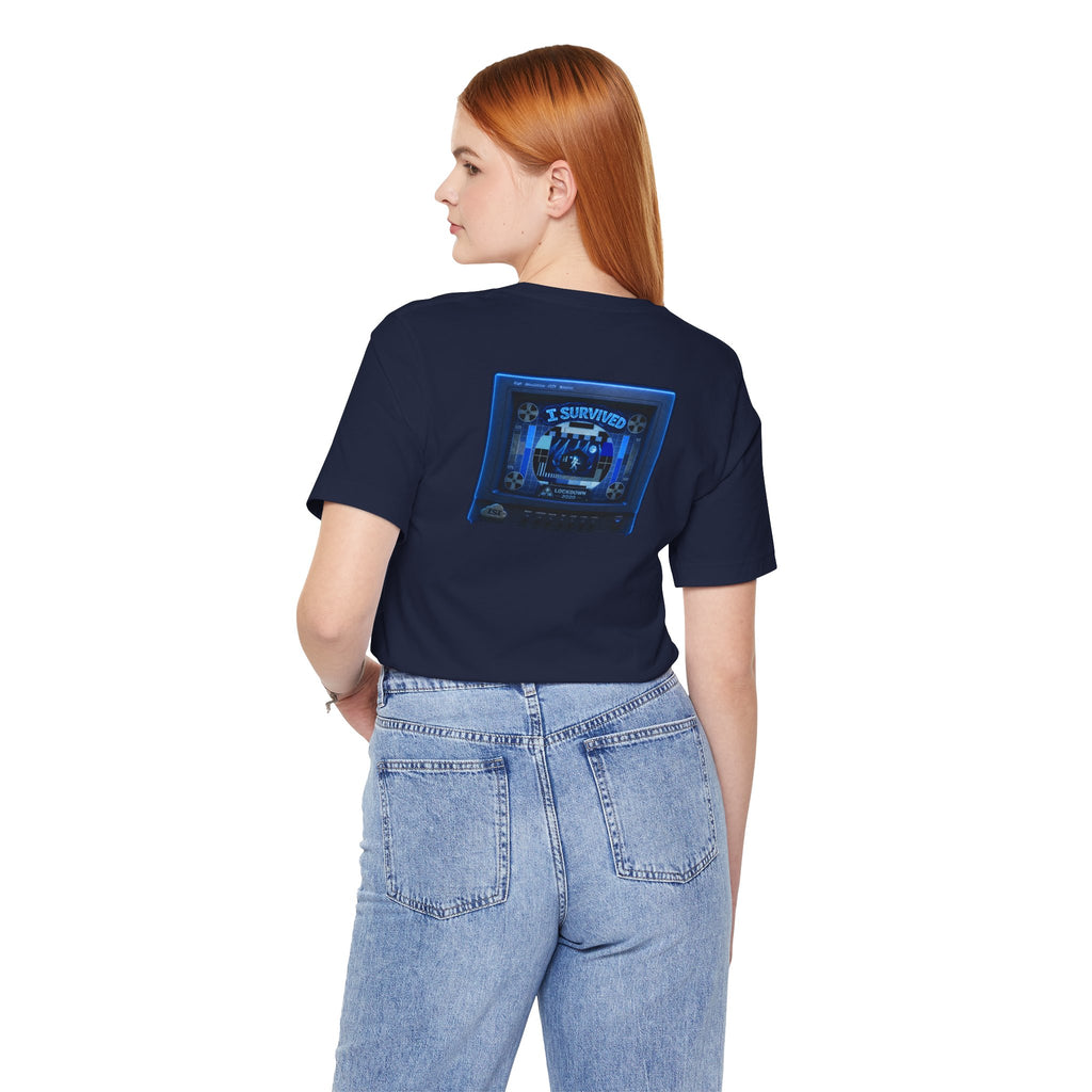 I Survived 2020 — "Please Stand By" Test Pattern Tee Lockdown Summer Exclusive Unisex Jersey Short Sleeve Tee