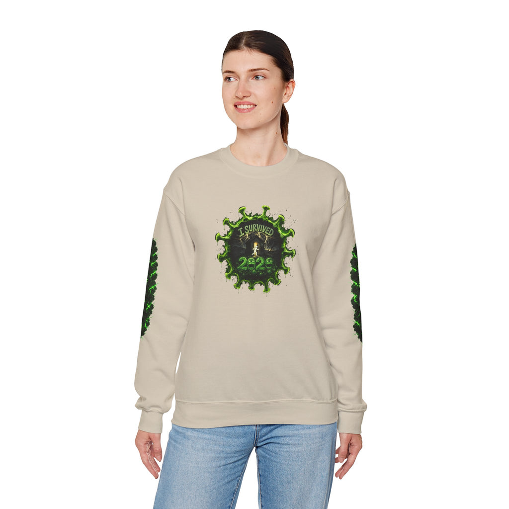 I Survived 2020 — PANDEMIC S1:E2: Director's Cut "The Coming of COVID" Unisex Heavy Blend™ Crewneck Sweatshirt