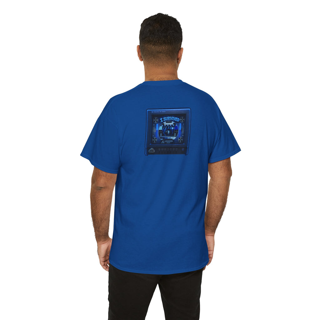 I Survived 2020 — "Please Stand By" Test Pattern Tee Lockdown Surveillance Edition Summer Exclusive Unisex Heavy Cotton Tee