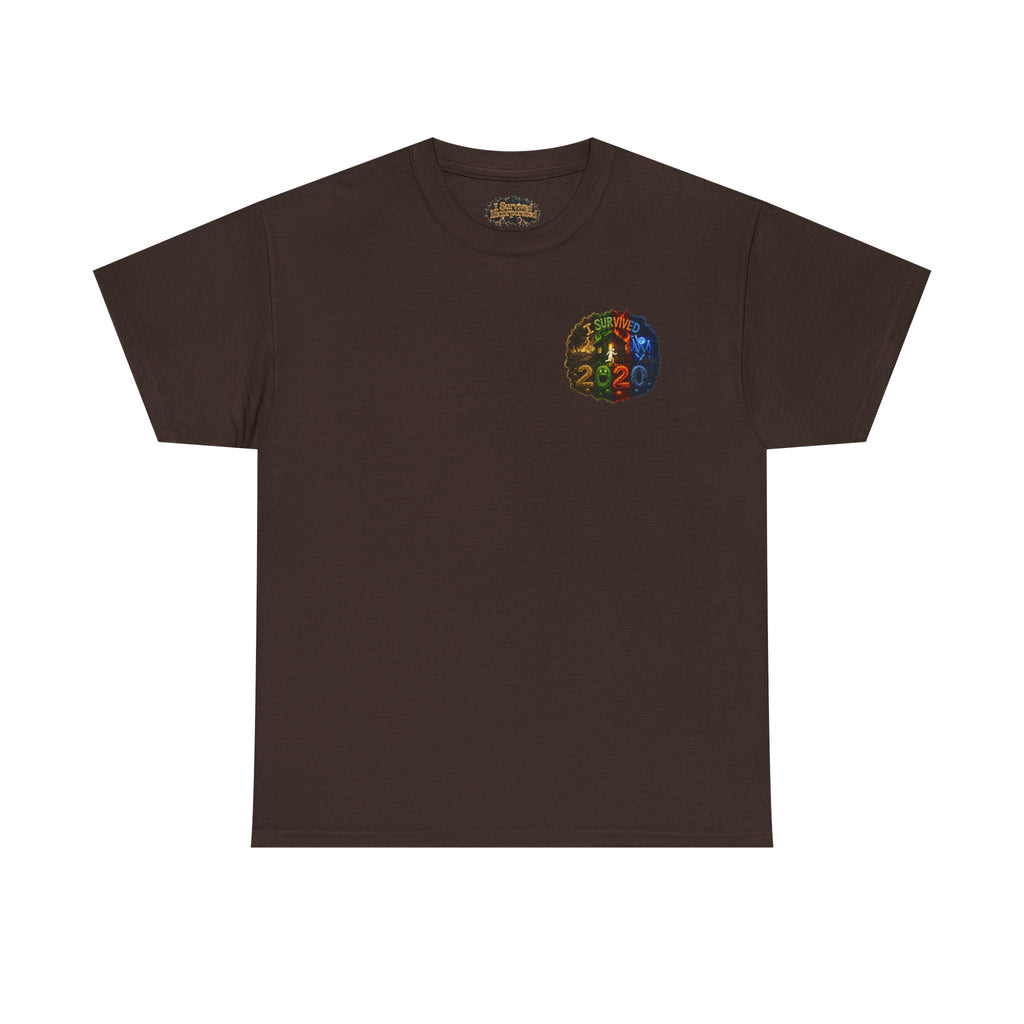 I Survived 2020 — "No Signal" Test Pattern Tee Alien Broadcast Finale Summer Premiere Unisex Heavy Cotton Tee