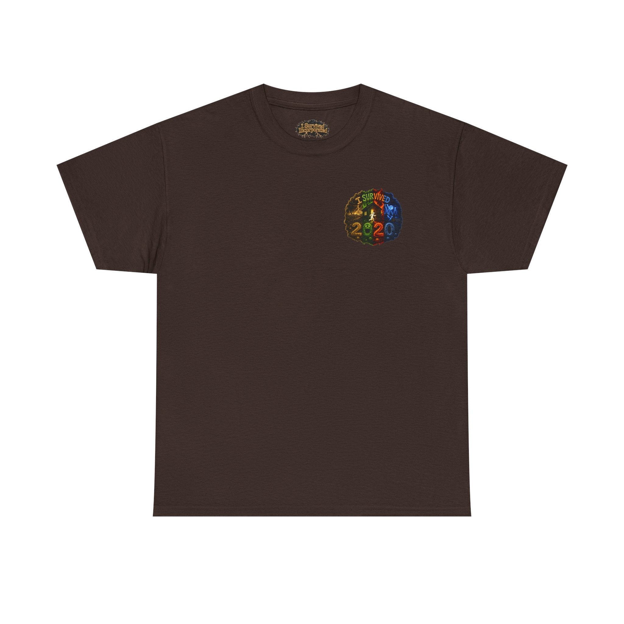 I Survived 2020 — "No Signal" Test Pattern Tee Alien Broadcast Finale Summer Premiere Unisex Heavy Cotton Tee