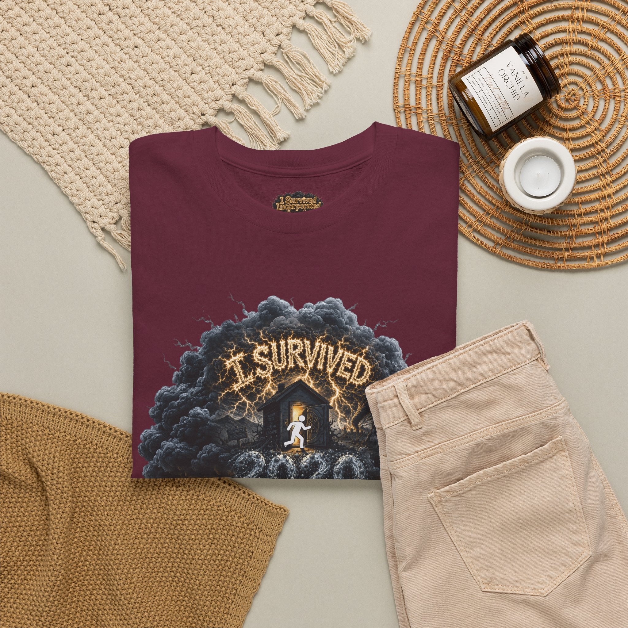 I Survived 2020 —  Deriector's Cut Original Design Teaser Tee | Season 1 Premiere Drop Unisex Heavy Cotton Tee