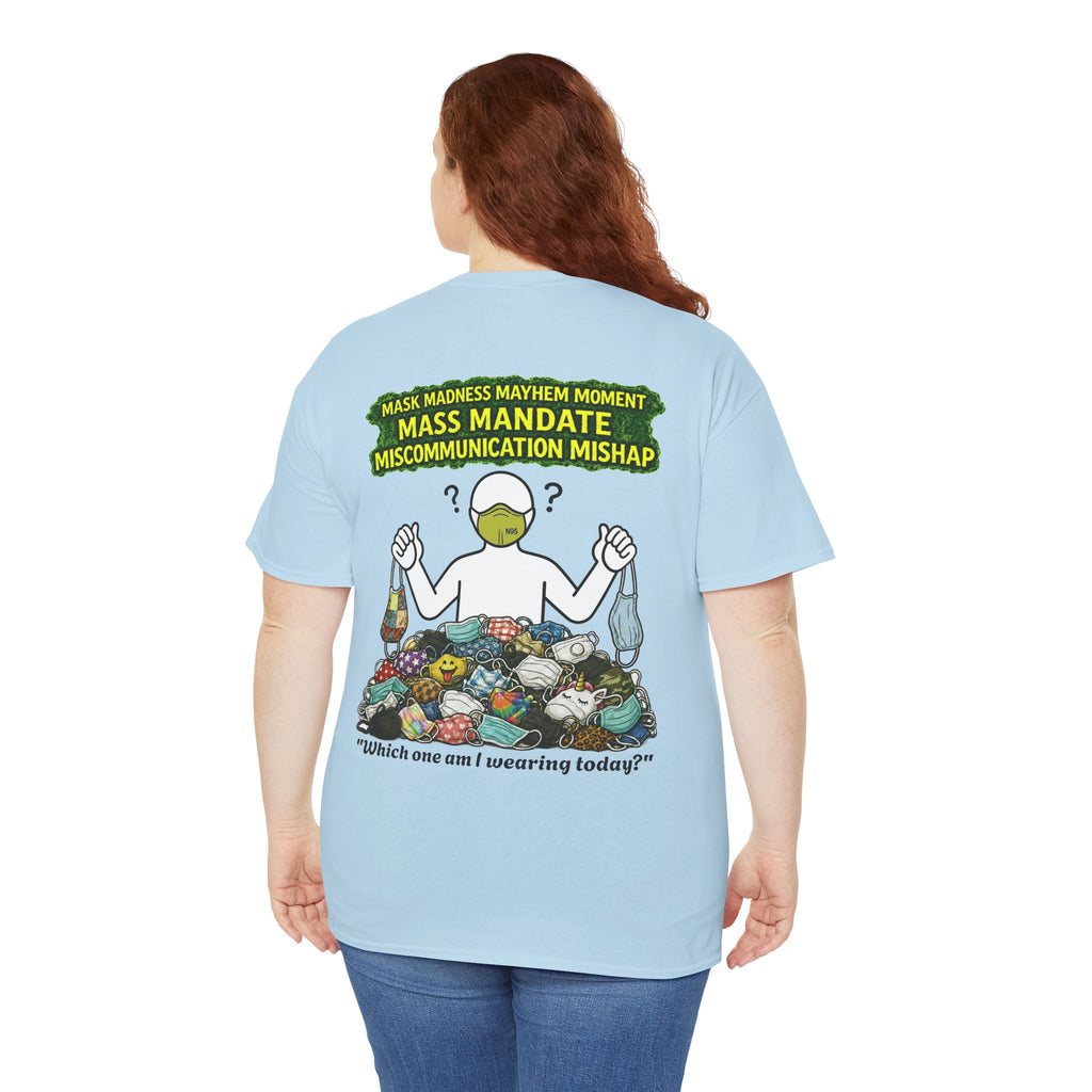 Sobreviví al 2020 — T1:E4 "Caos en Mascarillas: Un Momento de Locura" | Camiseta Unisex de Algodón Grueso Edición Pandemia (EDICIÓN ESPECIAL)