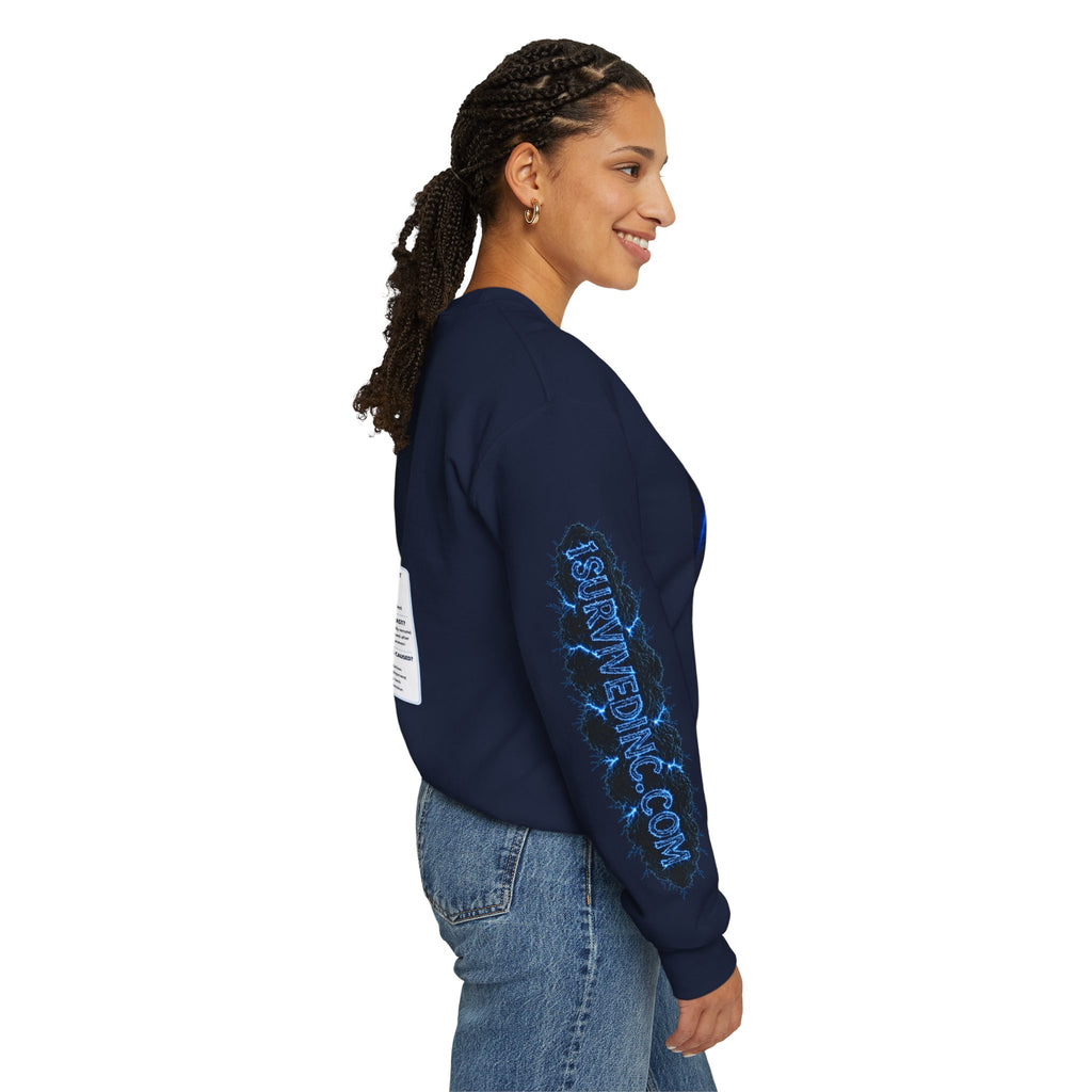 I Survived 2020 — LOCKDOWN S3:E3: Special Edition "Remote Schooling" Unisex Heavy Blend™ Crewneck Sweatshirt