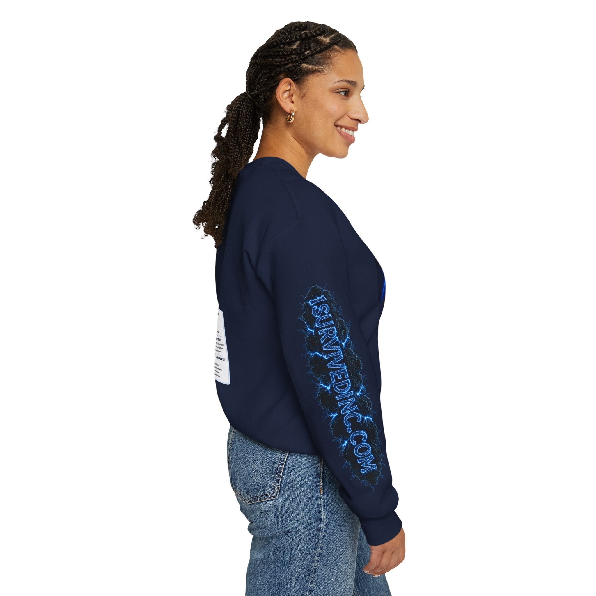 I Survived 2020 — LOCKDOWN S3:E3: Special Edition "Remote Schooling" Unisex Heavy Blend™ Crewneck Sweatshirt