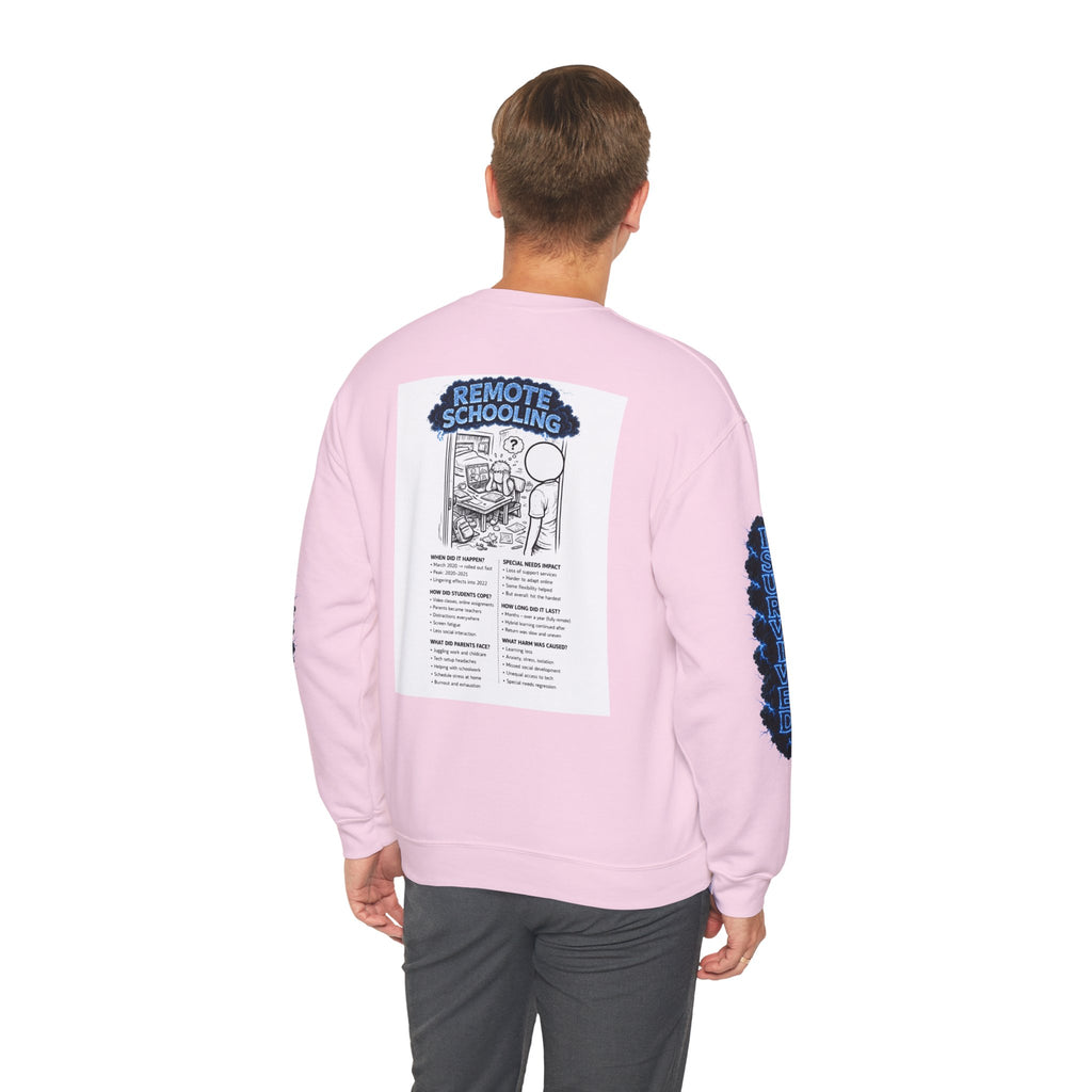 I Survived 2020 — Director's Cut S3:E3 "Remote Schooling" | Lockdown Edition Documentary Unisex Heavy Blend™ Crewneck Sweatshirt