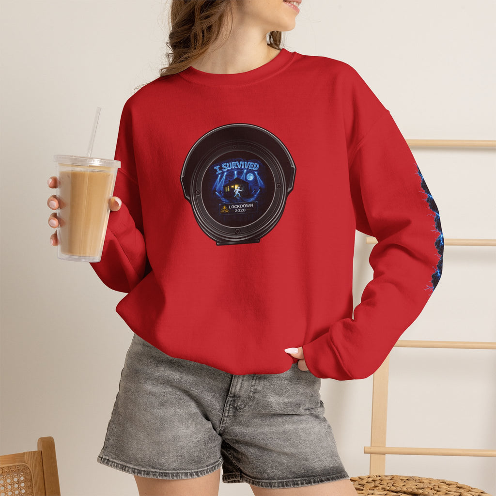 I Survived 2020 — LOCKDOWN S3:E2: Director's Cut Special Edition "Dating Under Lockdown" Unisex Heavy Blend™ Crewneck Sweatshirt