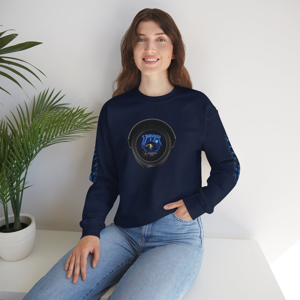 I Survived 2020 —  LOCKDOWN S3:E1: Director's Cut Special Edition "Quarantine" Unisex Heavy Blend™ Crewneck Sweatshirt