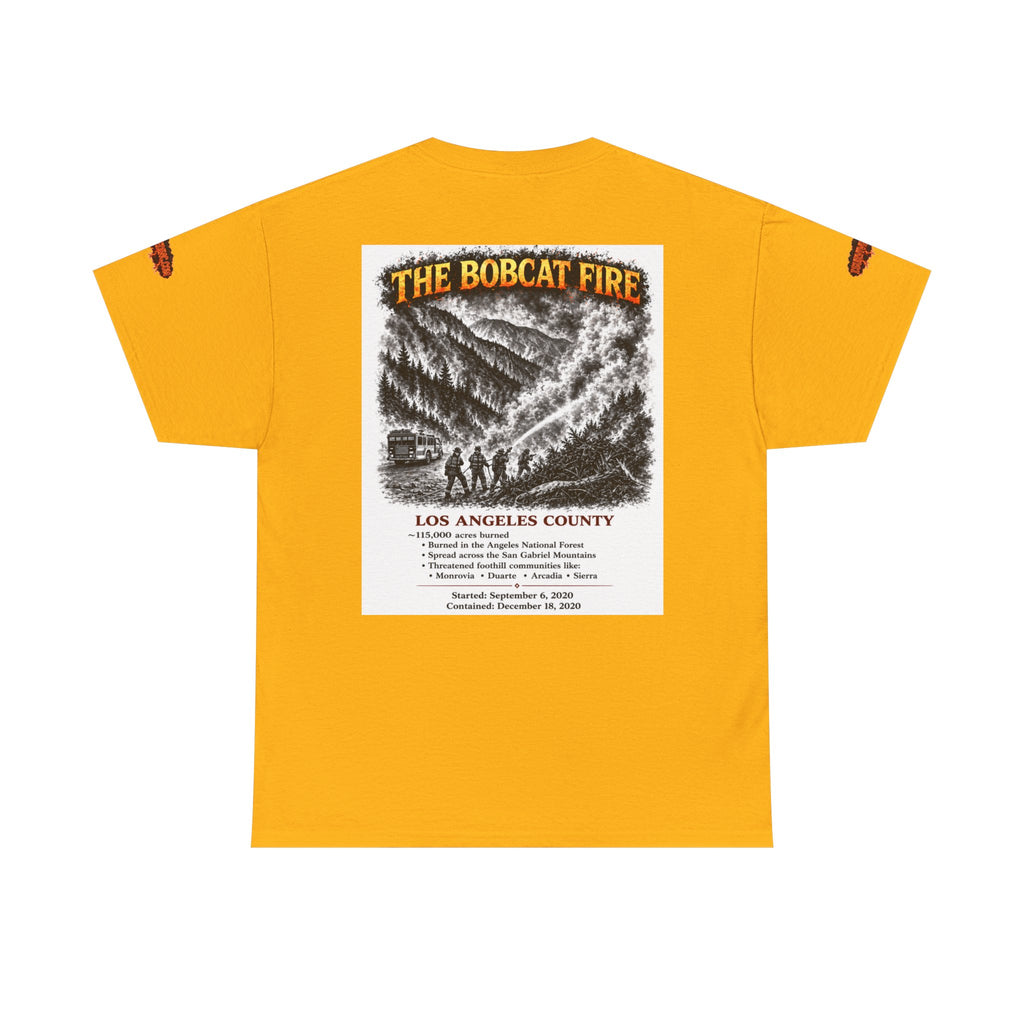 I Survived 2020 — S2:E2 "The Bobcat Fire" | Wildfire Edition Memorial Unisex Heavy Cotton Tee (SPECIAL EDITION)