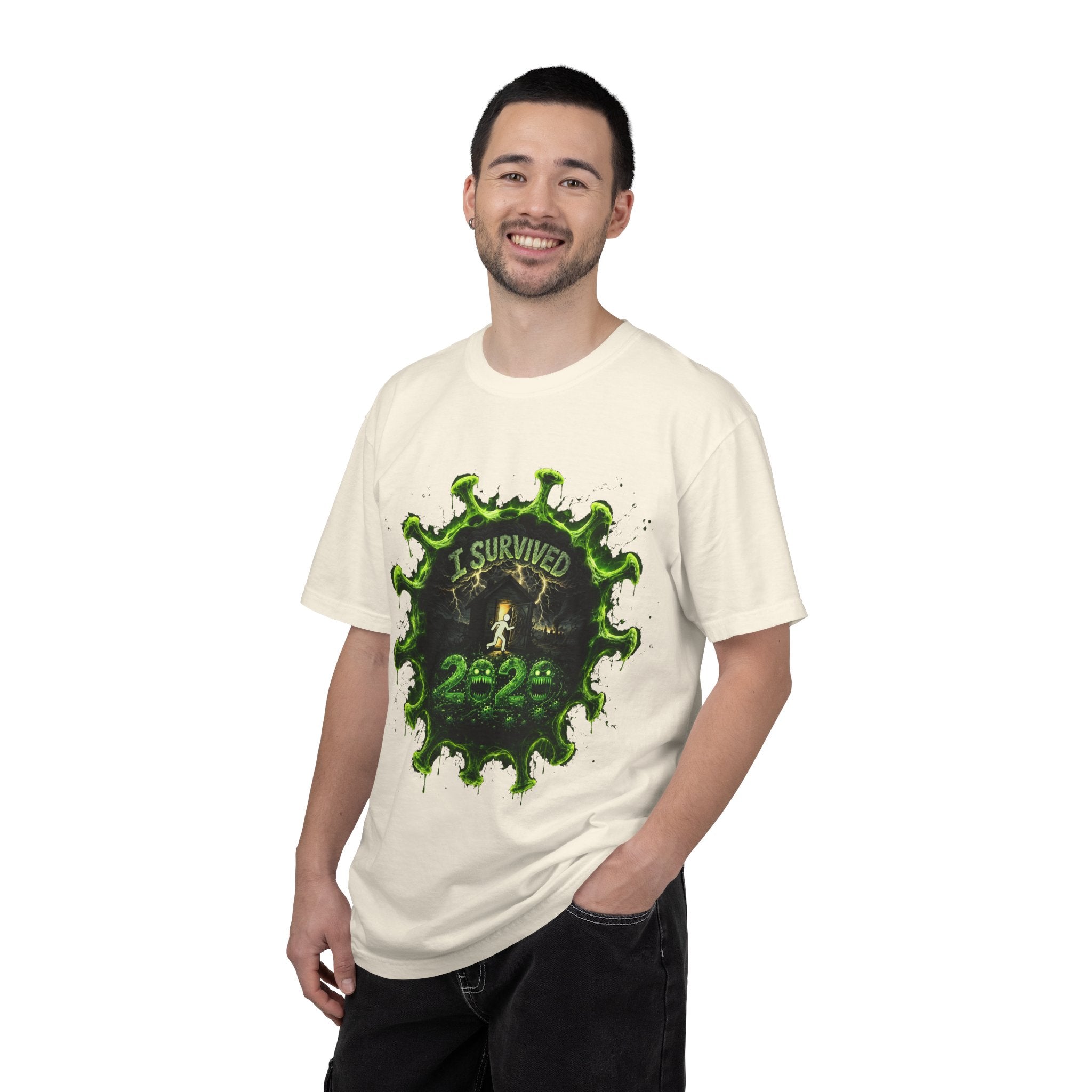 I Survived 2020 — Director's Cut S1:E5 "Delivery Doomsday" | Pandemic Edition Unisex Garment-Dyed T-shirt