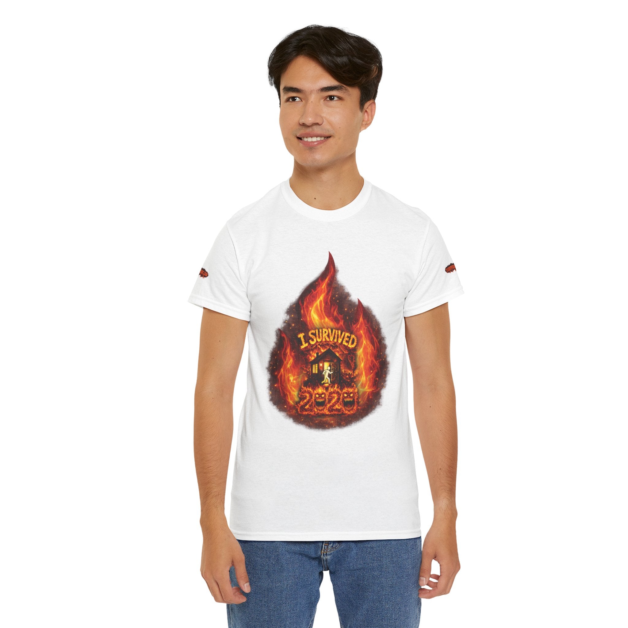 I Survived 2020 — Director's Cut S2:E3 "The California Wildfires" | Wildfire Edition Memorial Unisex Heavy Cotton Tee (SPECIAL EDITION)