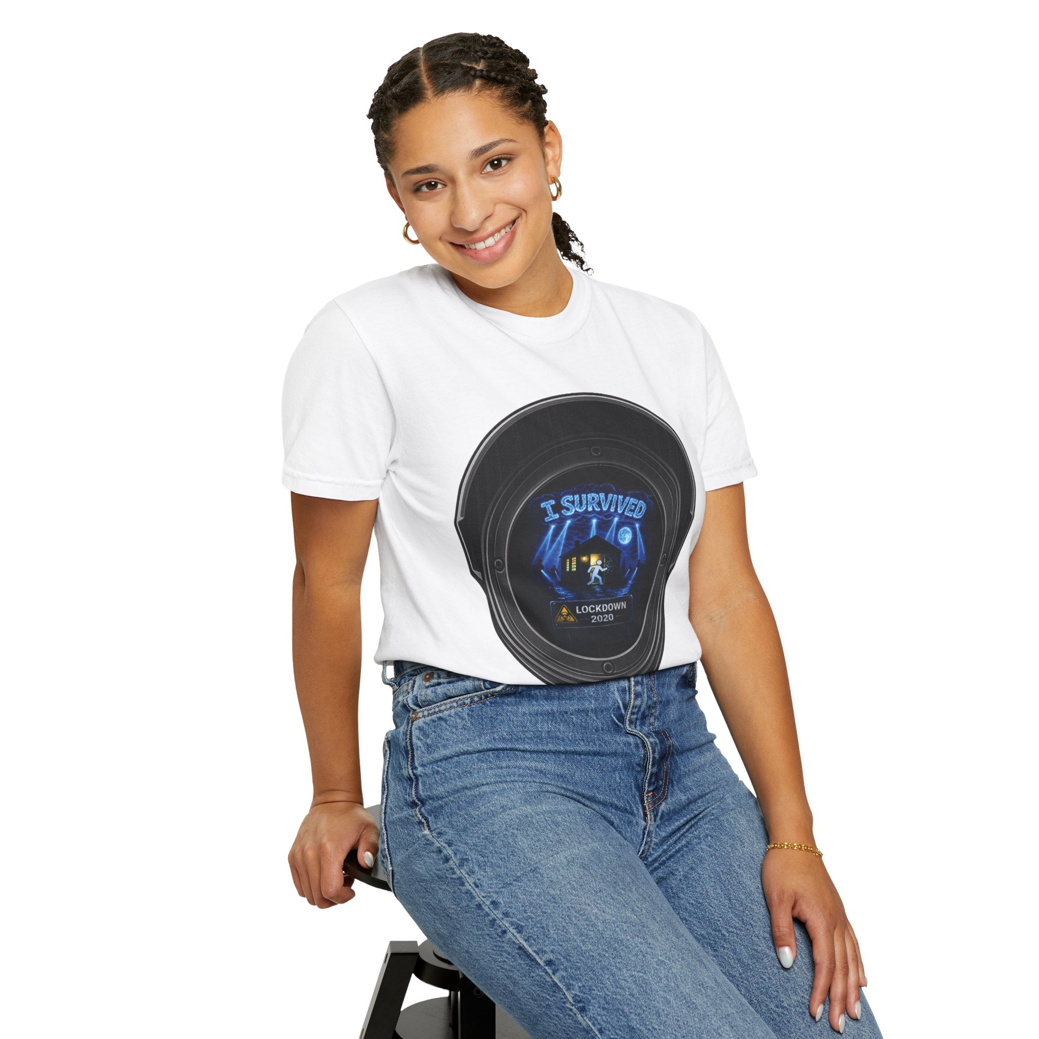I Survived 2020 — Director's Cut S3:E1 "Quarantine" | Lockdown Edition Documentary Unisex Garment-Dyed T-shirt