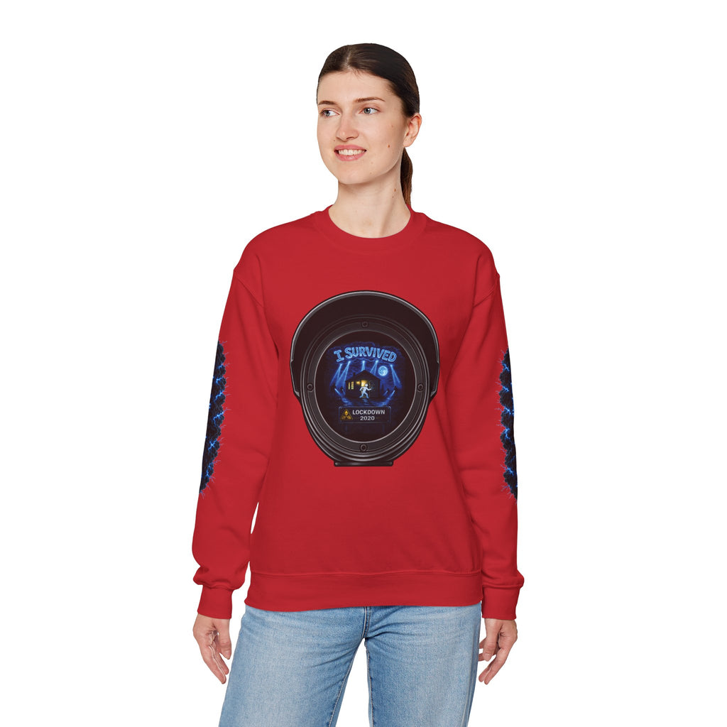 I Survived 2020 — Director's Cut S3:E4 "Working From Home" | Mid-Season Finale Pt. 1 | Lockdown Edition Documentary Unisex Heavy Blend™ Crewneck Sweatshirt