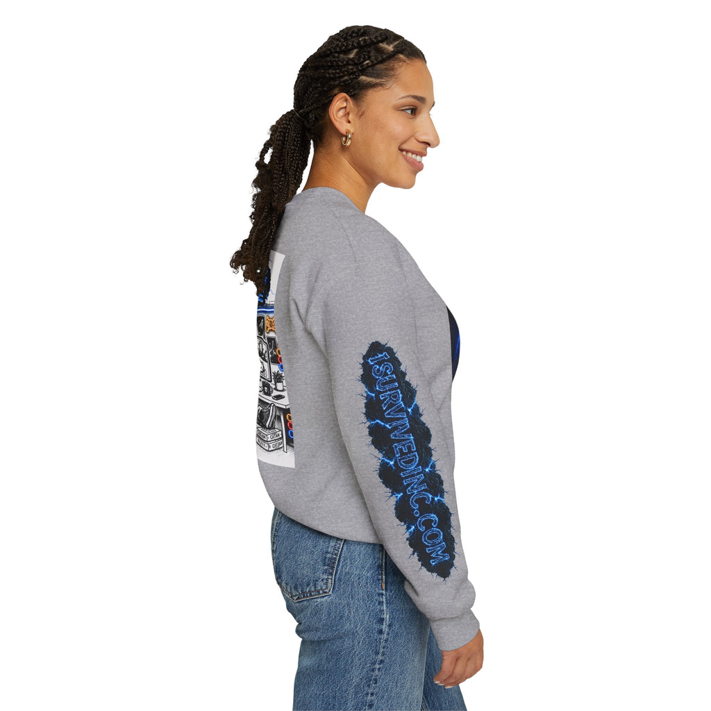I Survived 2020 — S3:E4 "Working From Home" | Mid-Season Finale Pt. 1 | Lockdown Edition Documentary Unisex Heavy Blend™ Crewneck Sweatshirt