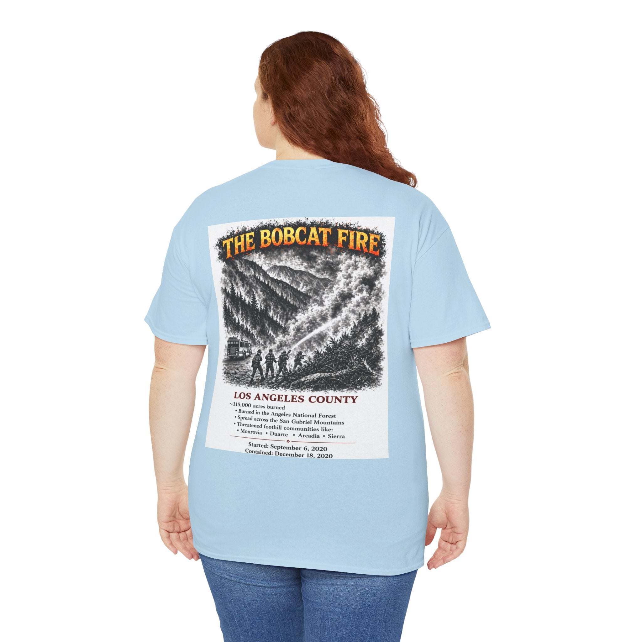 I Survived 2020 — S2:E2 "The Bobcat Fire" | Wildfire Edition Memorial Unisex Heavy Cotton Tee