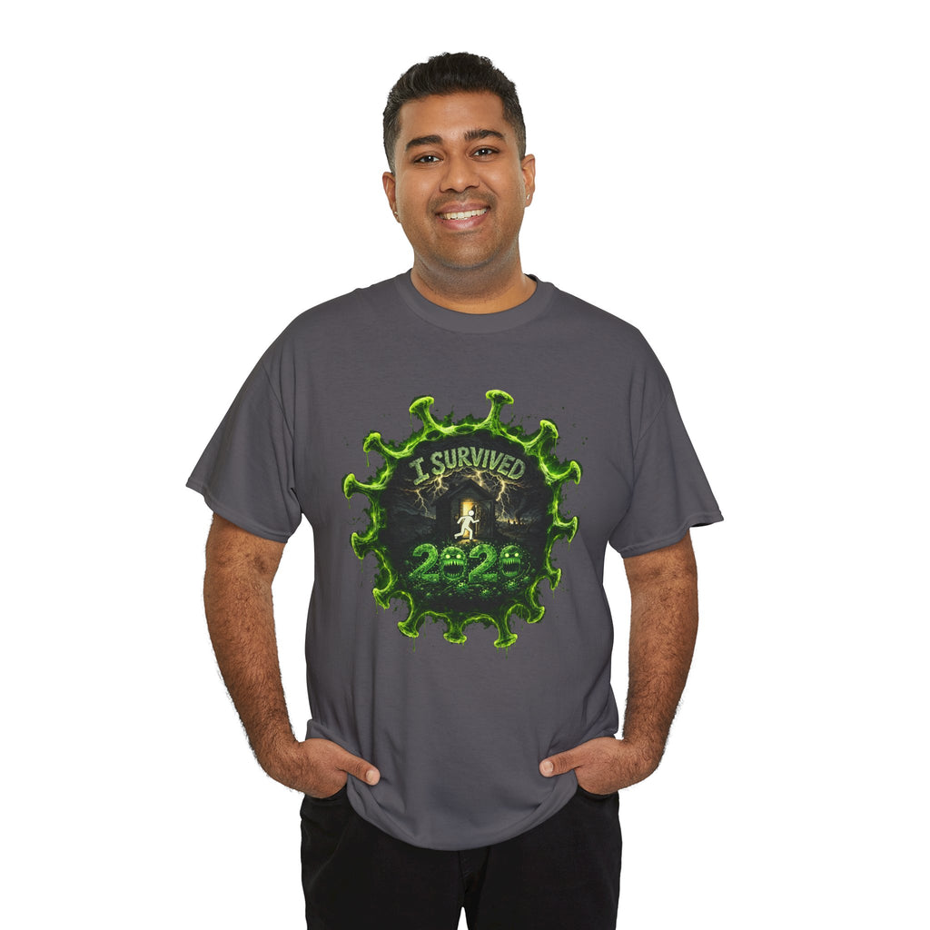 I Survived 2020 — Director's Cut S1:E4 "Mask Madness Mayhem Moment" | Pandemic Edition Unisex Heavy Cotton Tee