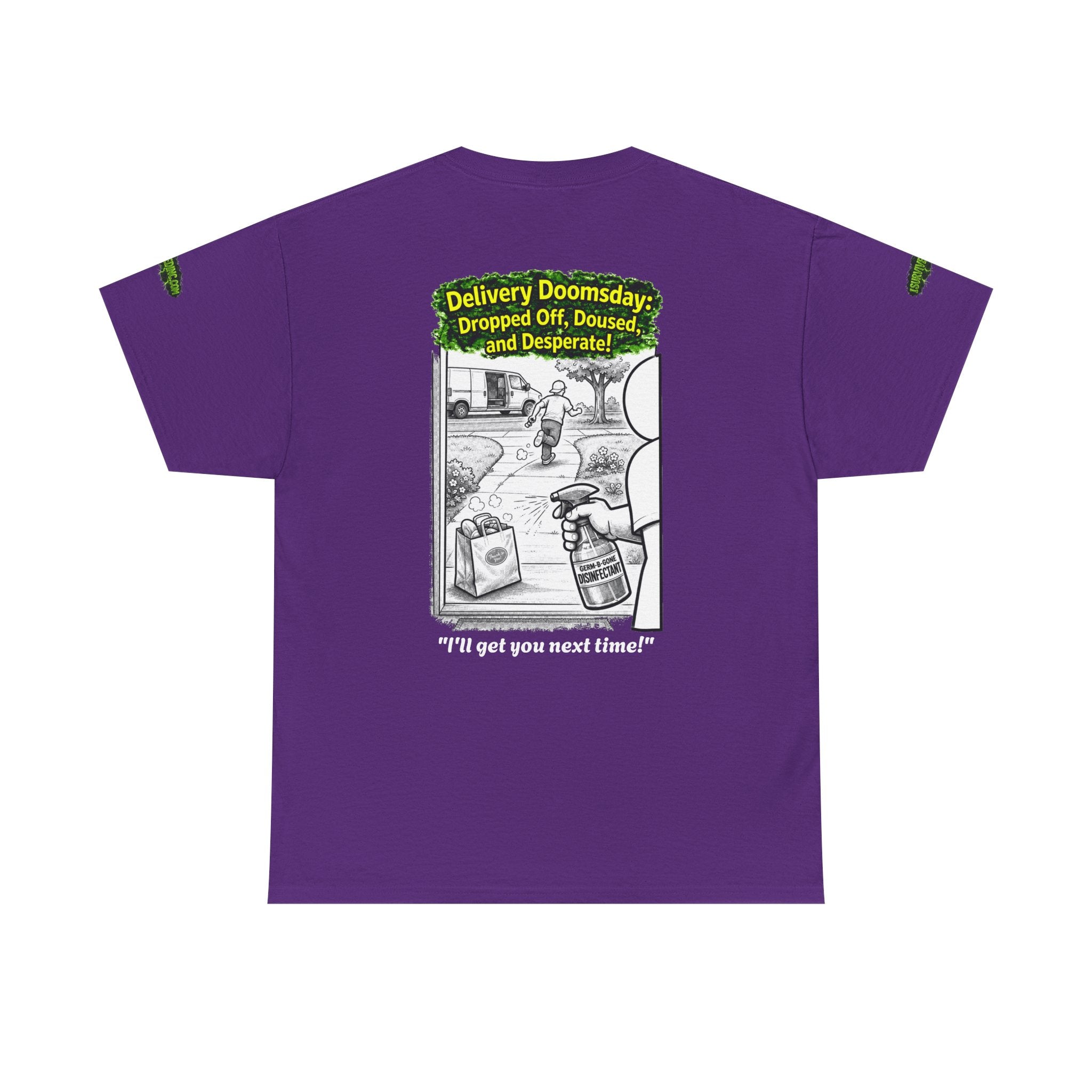 I Survived 2020 — PANDEMIC S1:E5: Director's Cut Special Edition "Delivery Doomsday" Unisex Heavy Cotton Tee