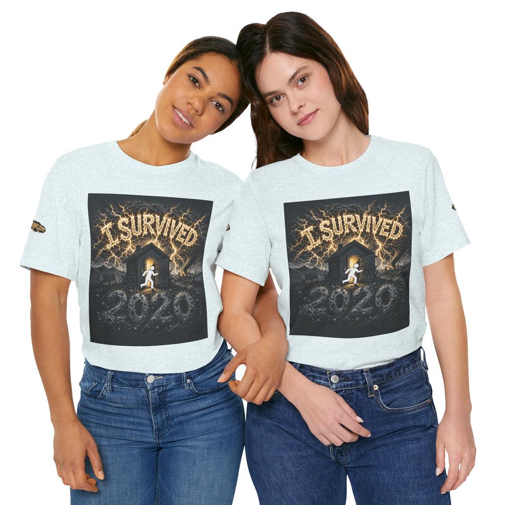I Survived 2020 — Original Design Teaser Tee | Season 1 Premiere Drop Unisex Jersey Short Sleeve Tee