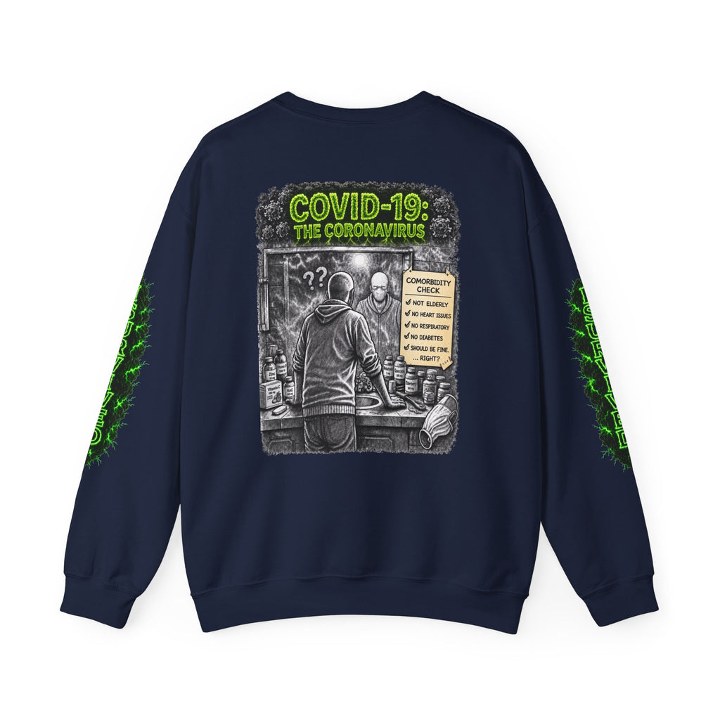 I Survived 2020 — Director's Cut S1:E1 "COVID-19: The Coronavirus" | Pandemic Edition Unisex Heavy Blend™ Crewneck Sweatshirt