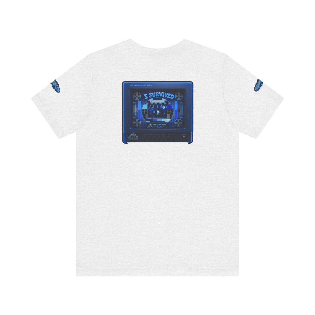 I Survived 2020 — "Please Stand By" Test Pattern Tee Lockdown Special Edition Summer Exclusive Unisex Jersey Short Sleeve Tee