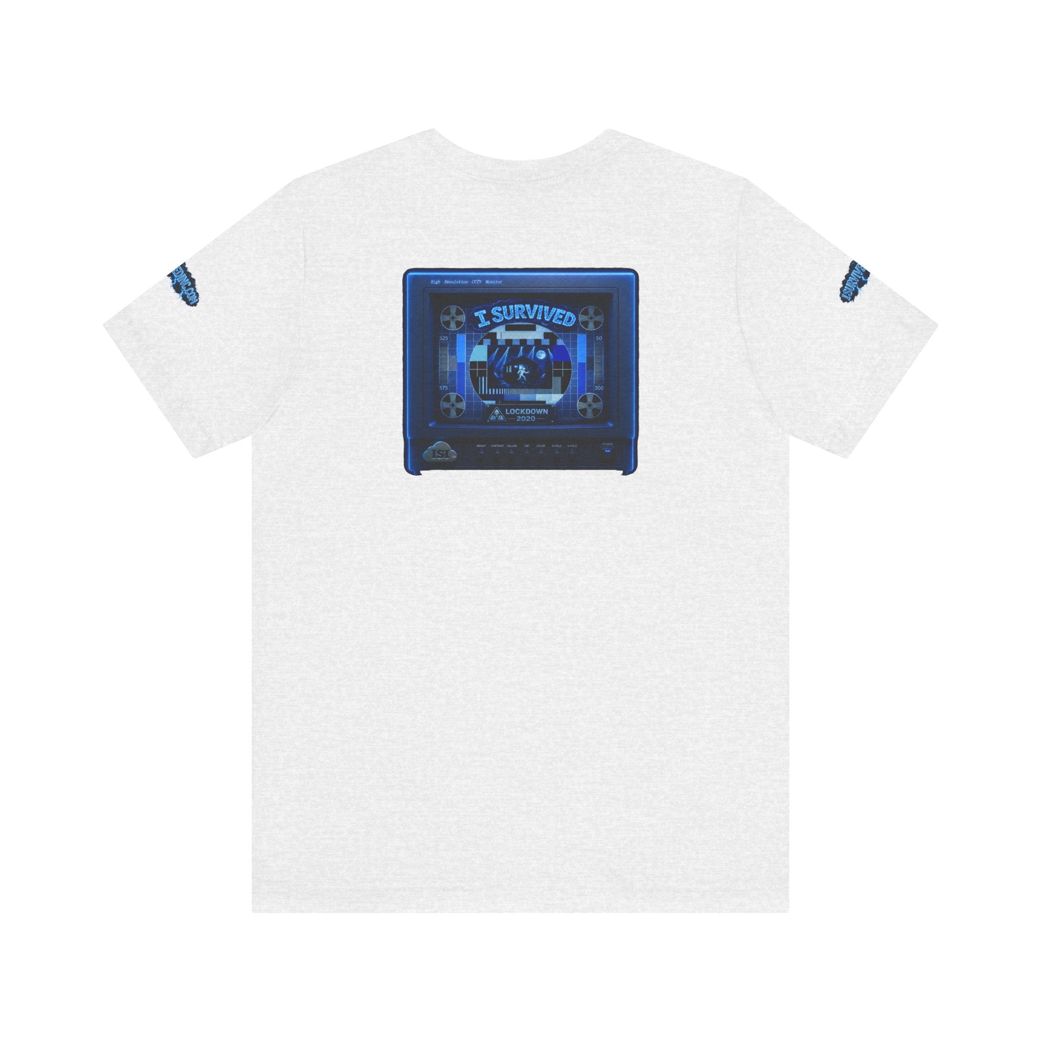 I Survived 2020 — "Please Stand By" Test Pattern Tee Lockdown Special Edition Summer Exclusive Unisex Jersey Short Sleeve Tee