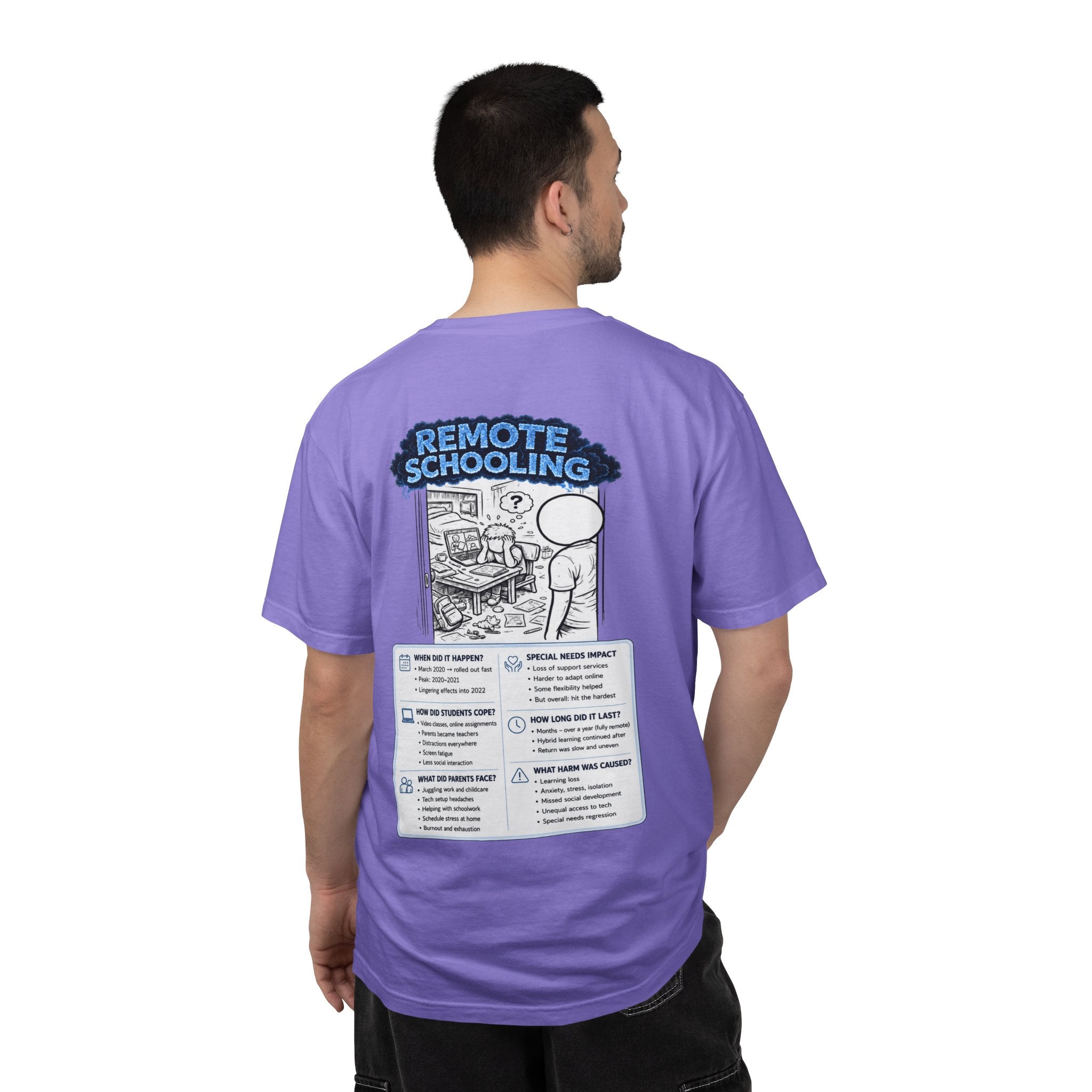 I Survived 2020 — Director's Cut S3:E3 "Remote Schooling" | Lockdown Edition Documentary Unisex Garment-Dyed T-shirt