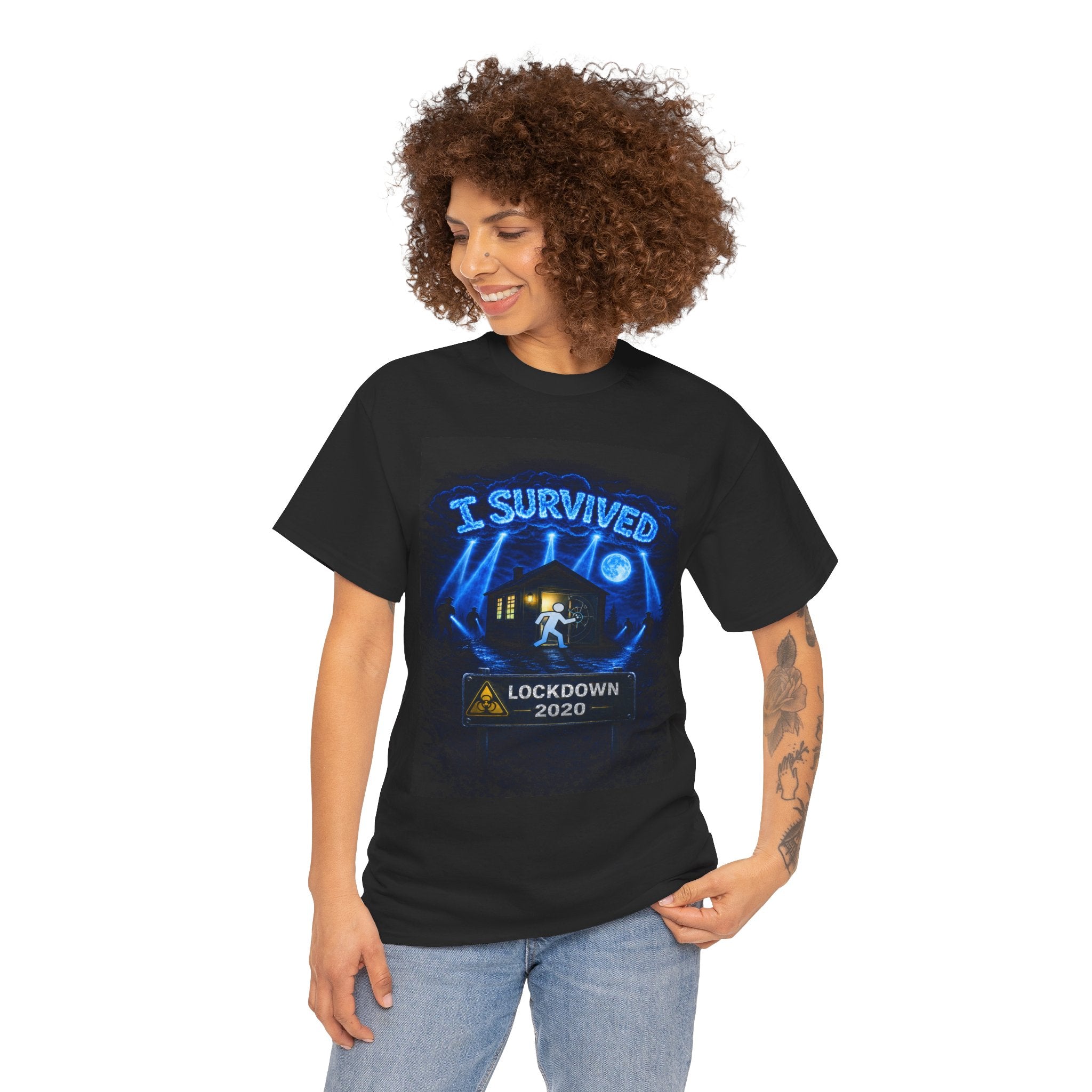 Copy of  I Survived 2020 — S3:E1 "Quarantine" | Lockdown Edition Documentary Unisex Heavy Cotton Tee