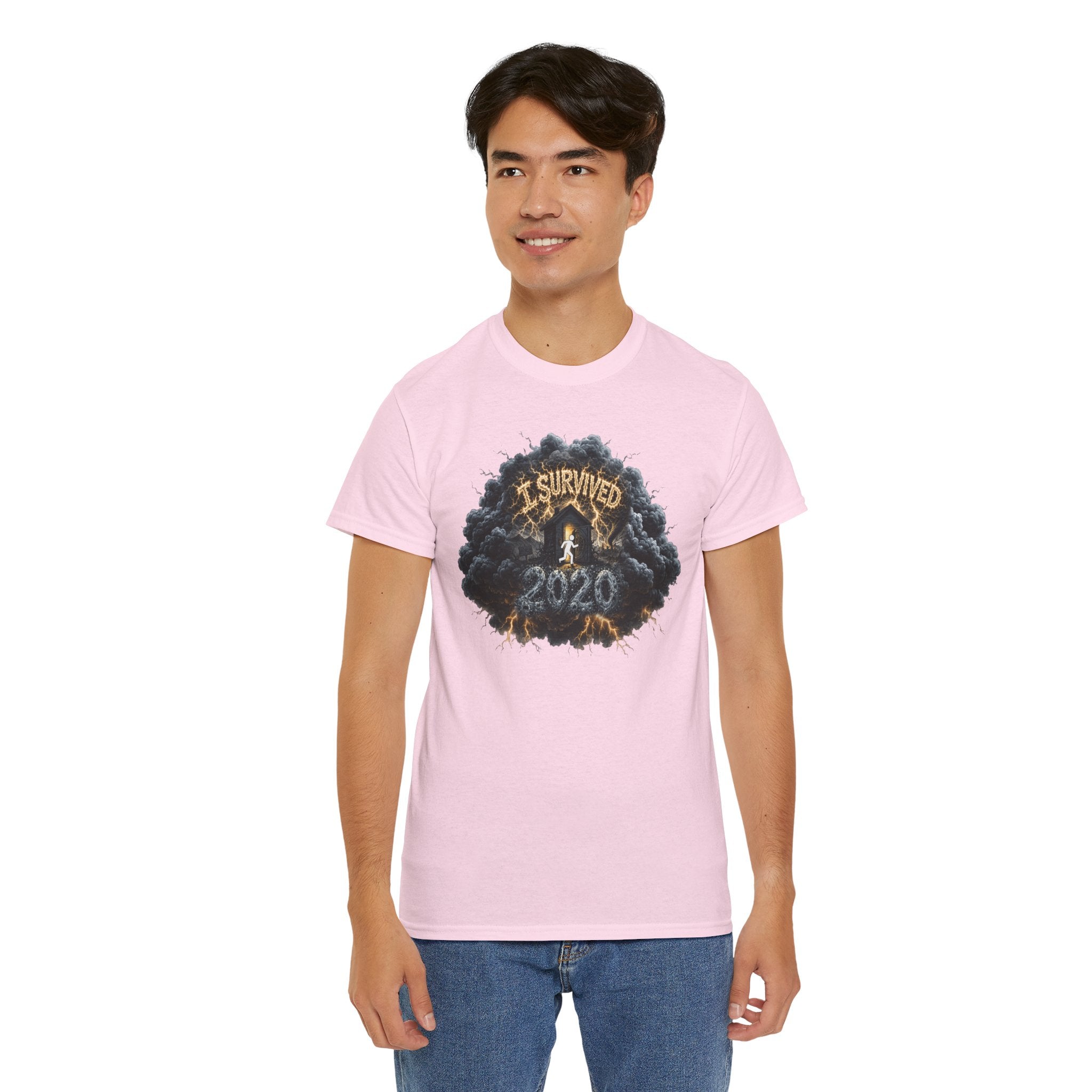 I Survived 2020 — Director's Cut Original Design Teaser Tee | Season 1 Premiere Drop Unisex Heavy Cotton Tee