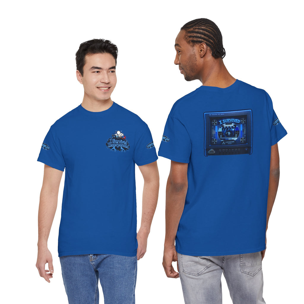 I Survived 2020 — "Please Stand By" Test Pattern Tee Lockdown Special Edition Summer Exclusive Unisex Heavy Cotton Tee