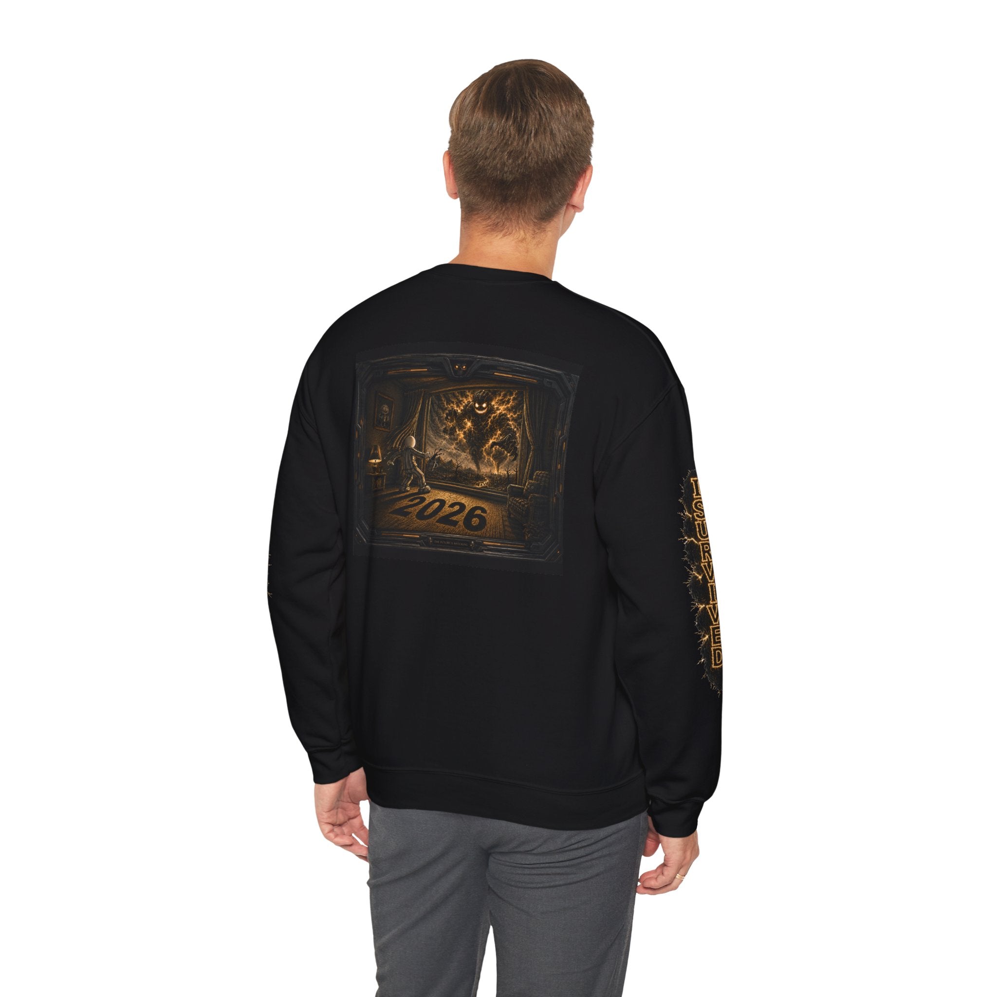 I Survived 2020 — Director's Cut Original Design Teaser Tee | Season 1 Premiere Drop Unisex Heavy Blend™ Crewneck Sweatshirt (SPECIAL EDITION)